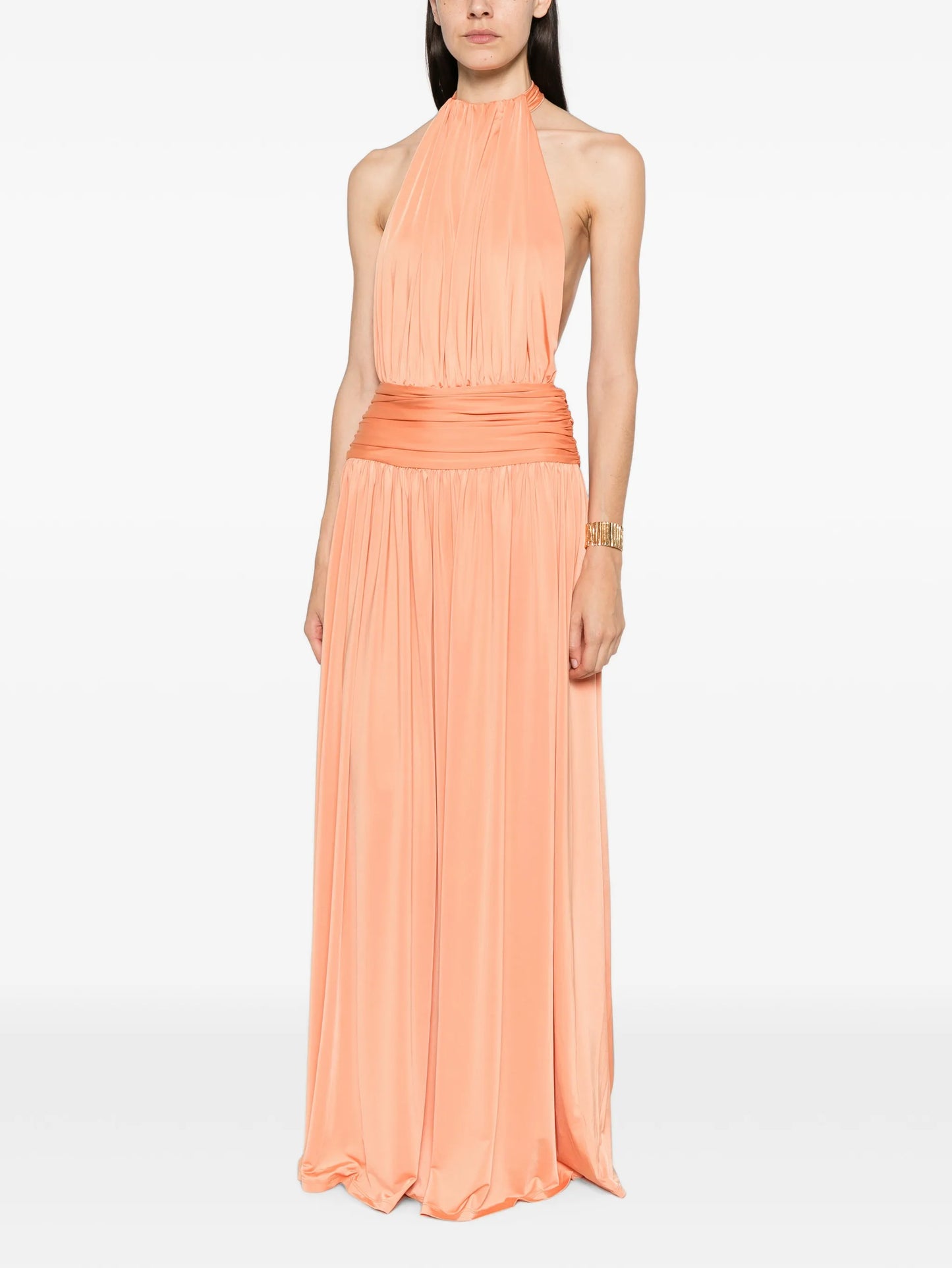 Santina halterneck maxi dress