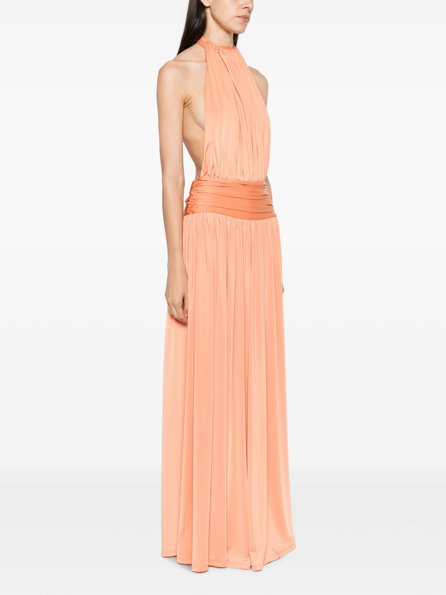 Santina halterneck maxi dress