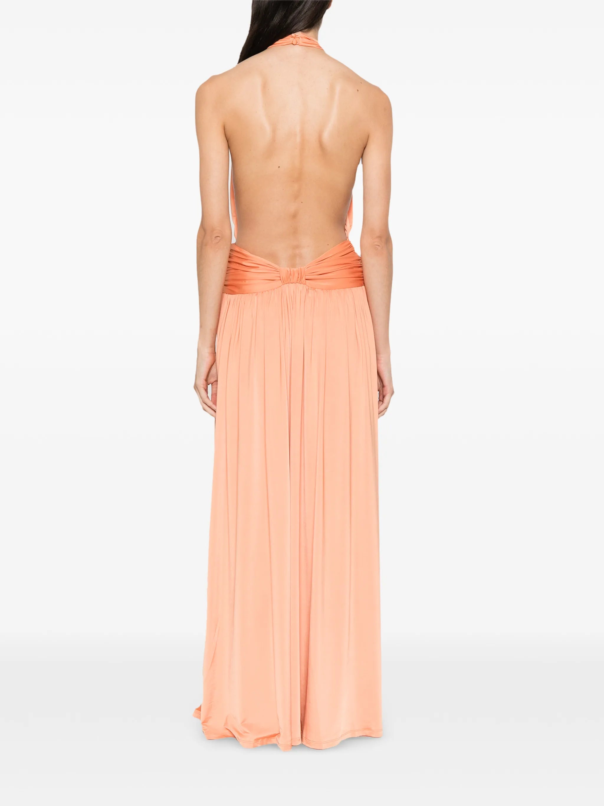 Santina halterneck maxi dress