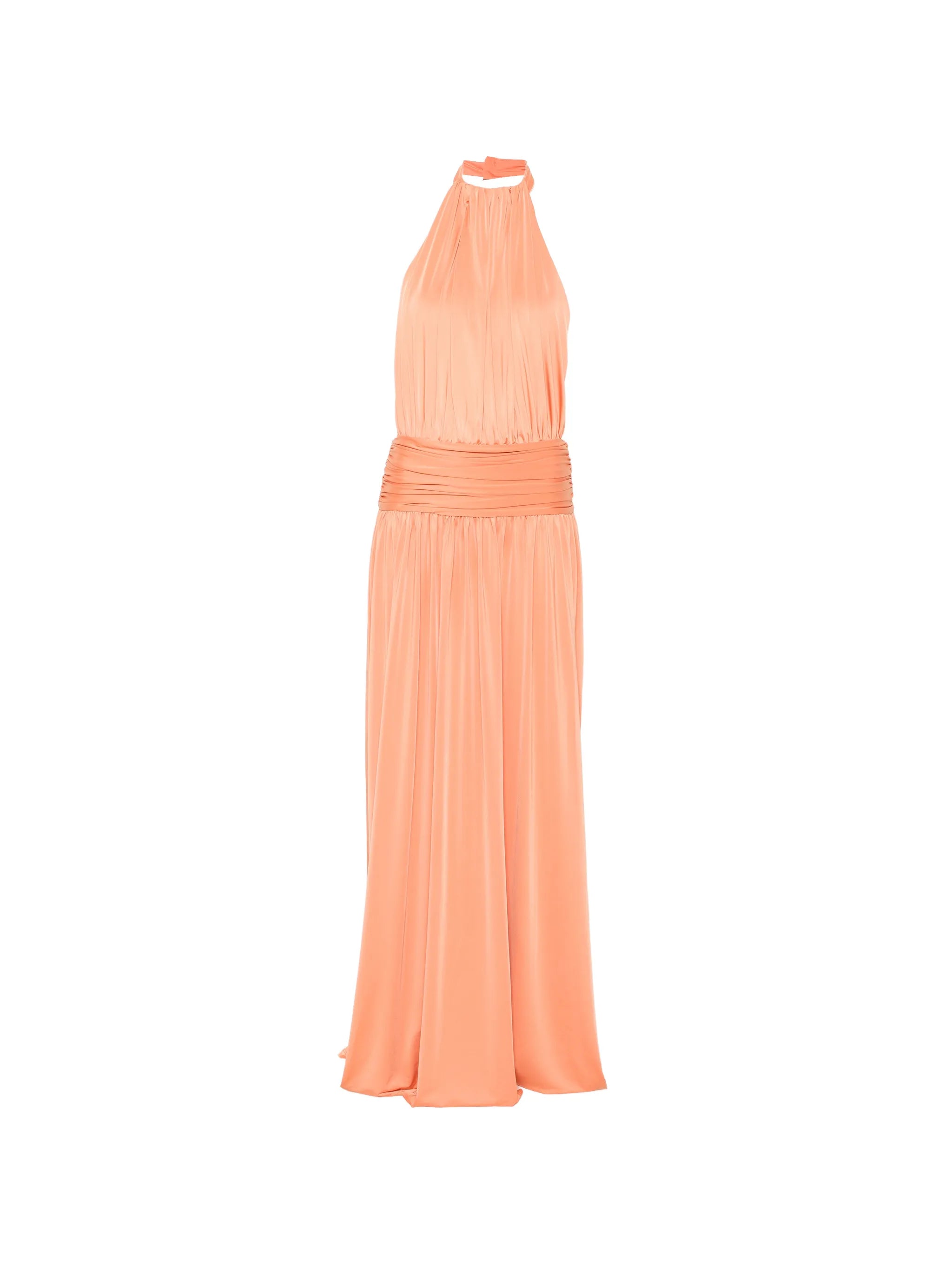 Santina halterneck maxi dress