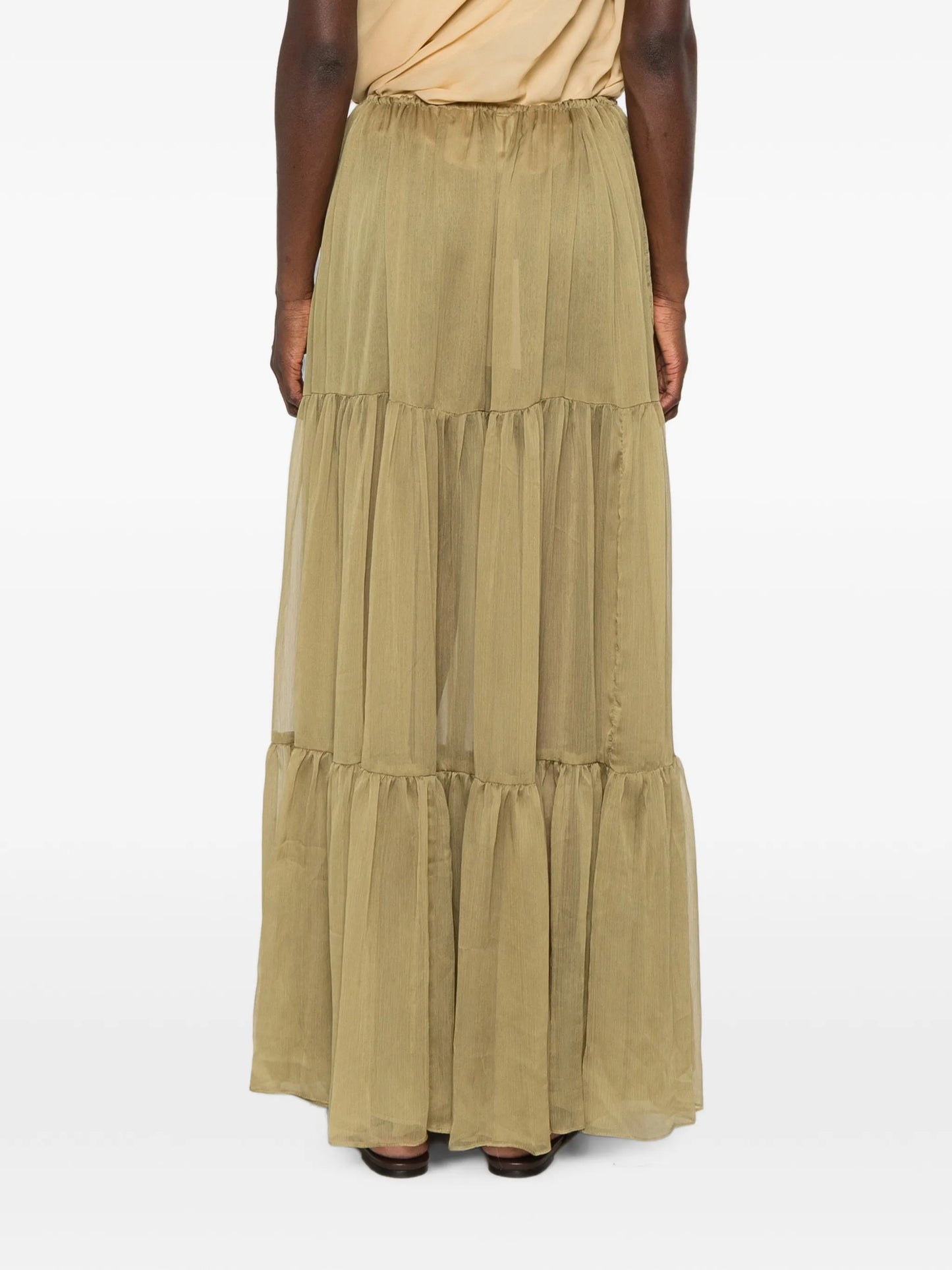 Sabrina tiered maxi skirt