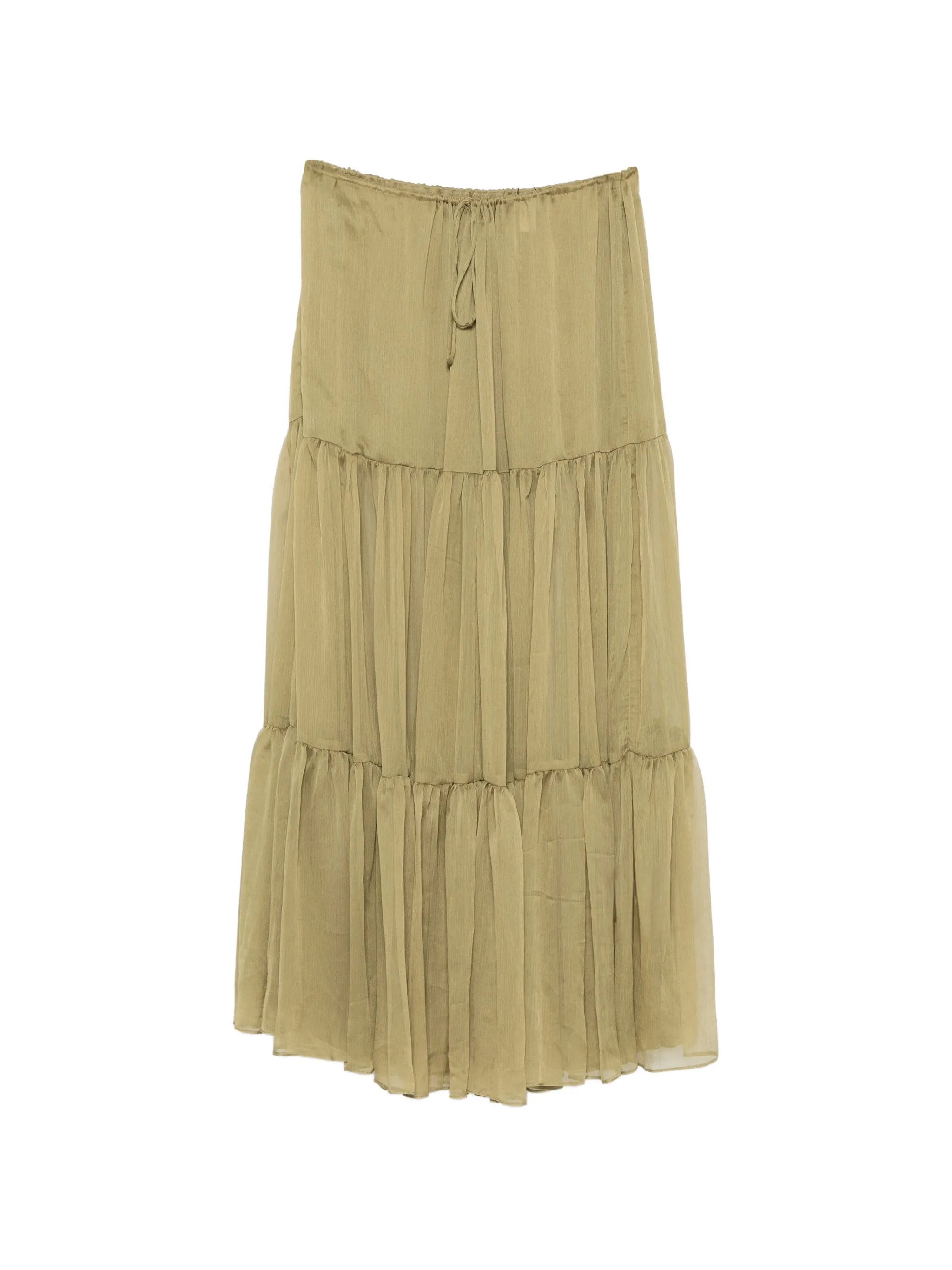 Sabrina tiered maxi skirt