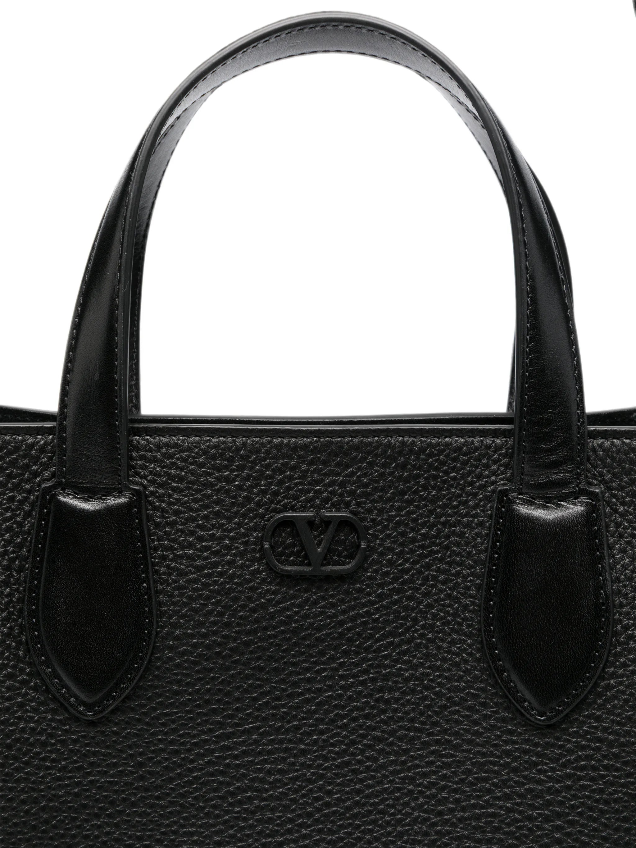 Antibes medium tote bag in grained leather