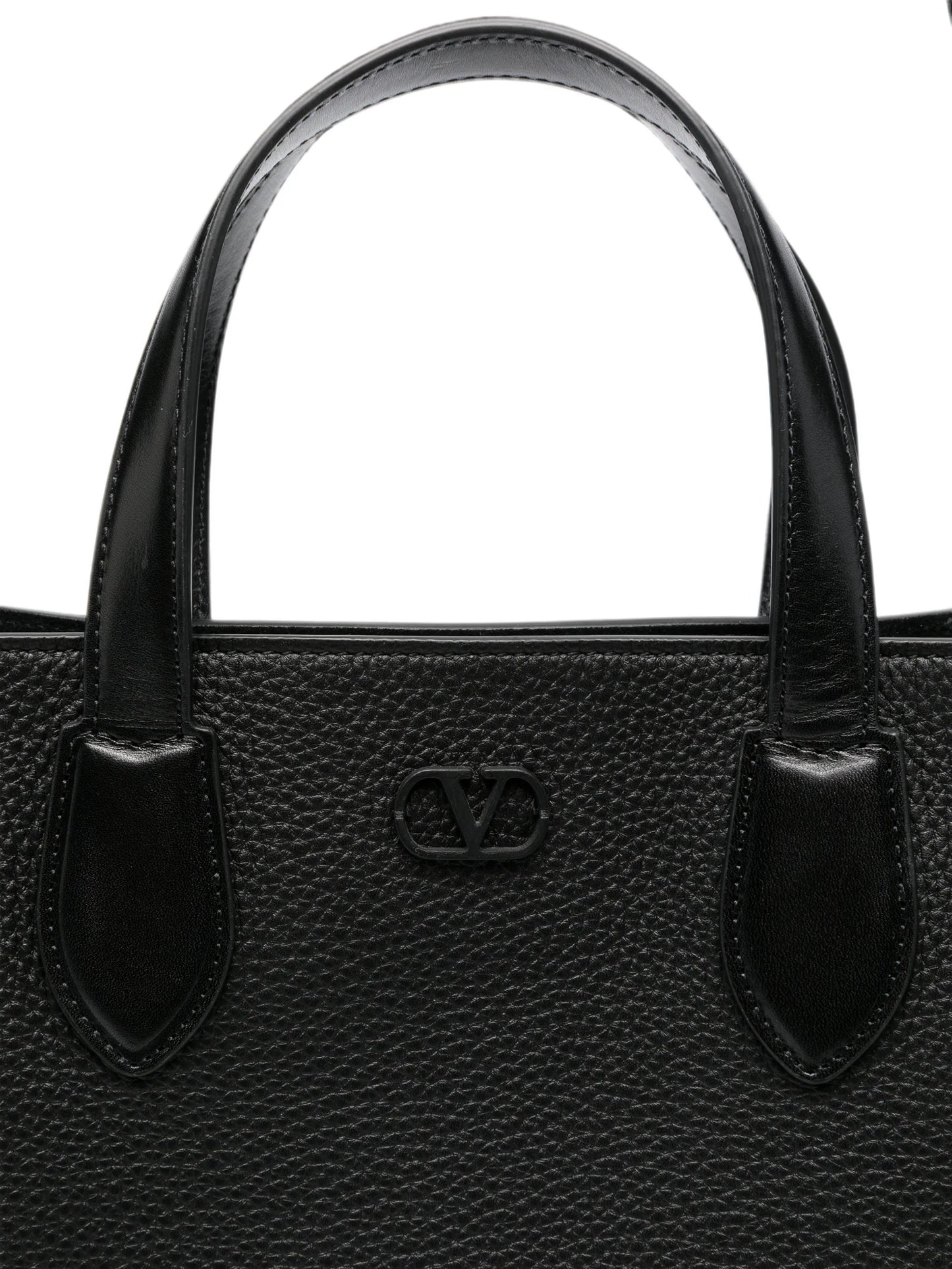 Antibes medium tote bag in grained leather