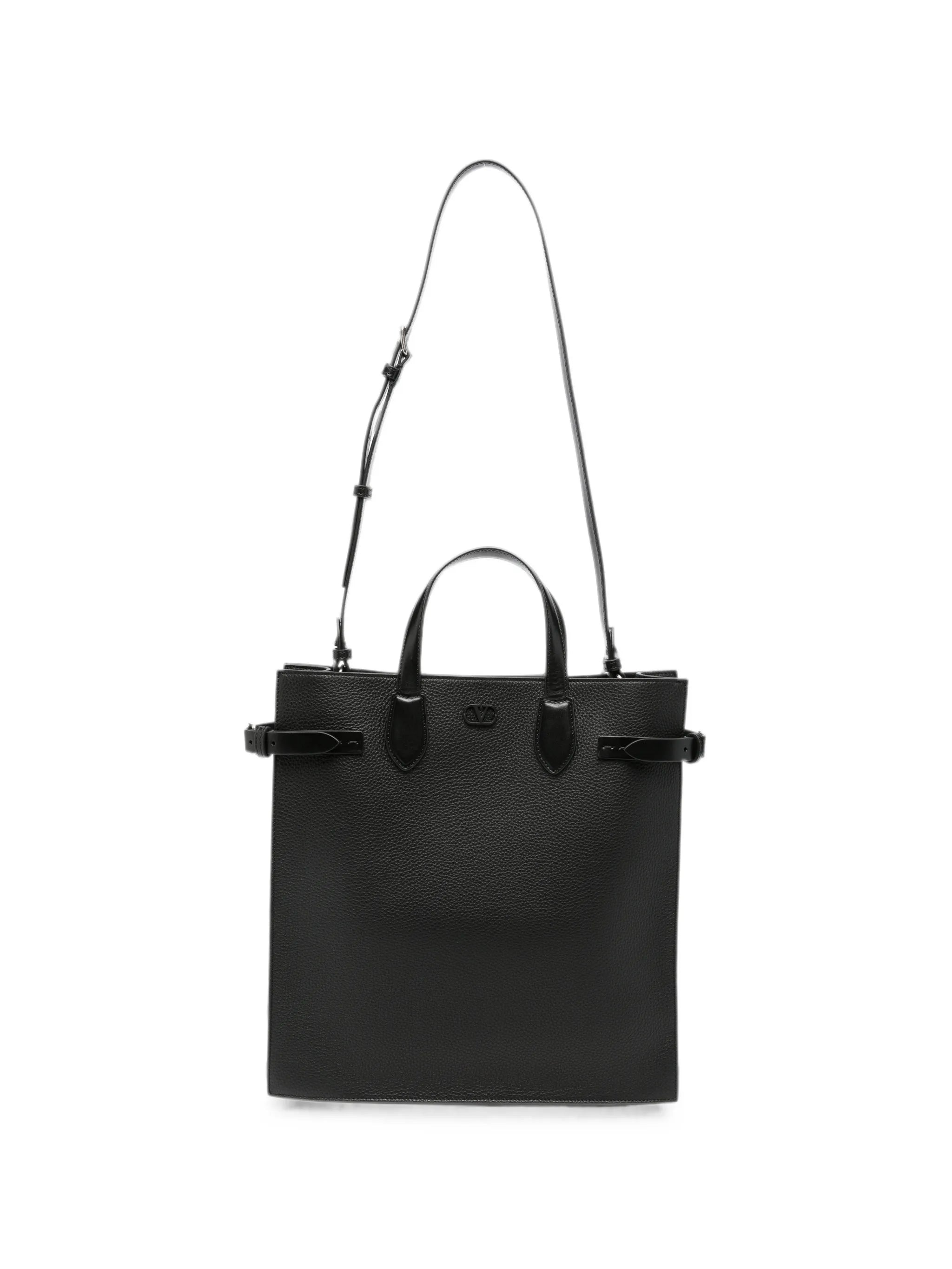 Antibes medium tote bag in grained leather