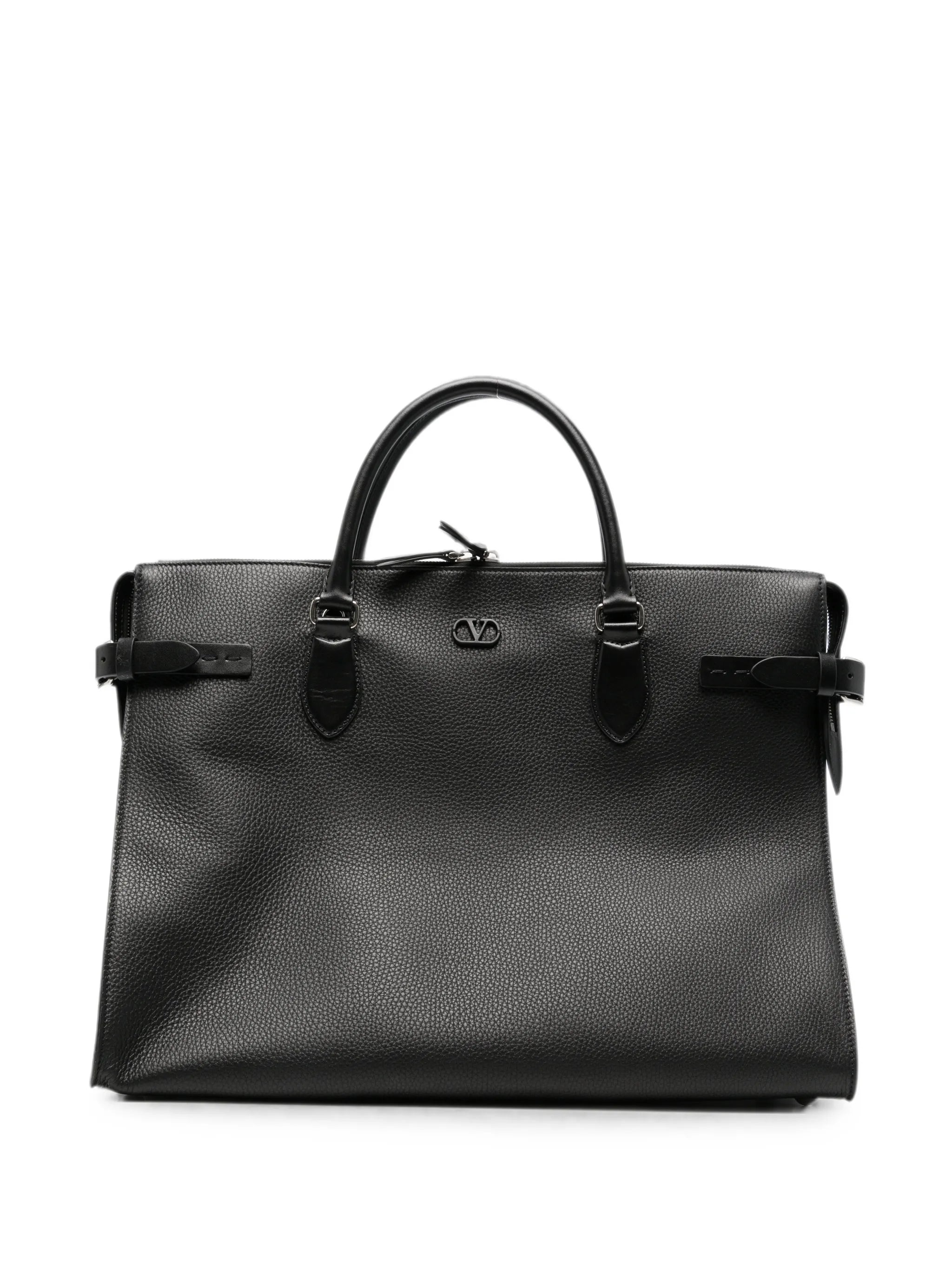 Antibes pebbled leather holdall bag