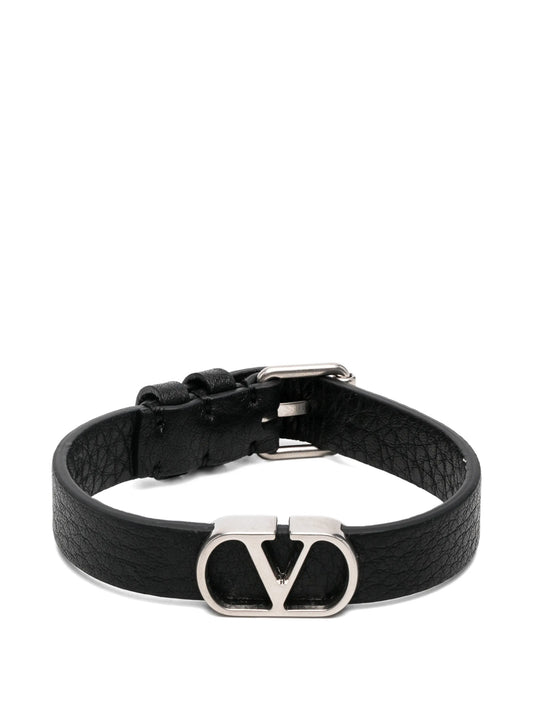 VLogo Signature leather bracelet