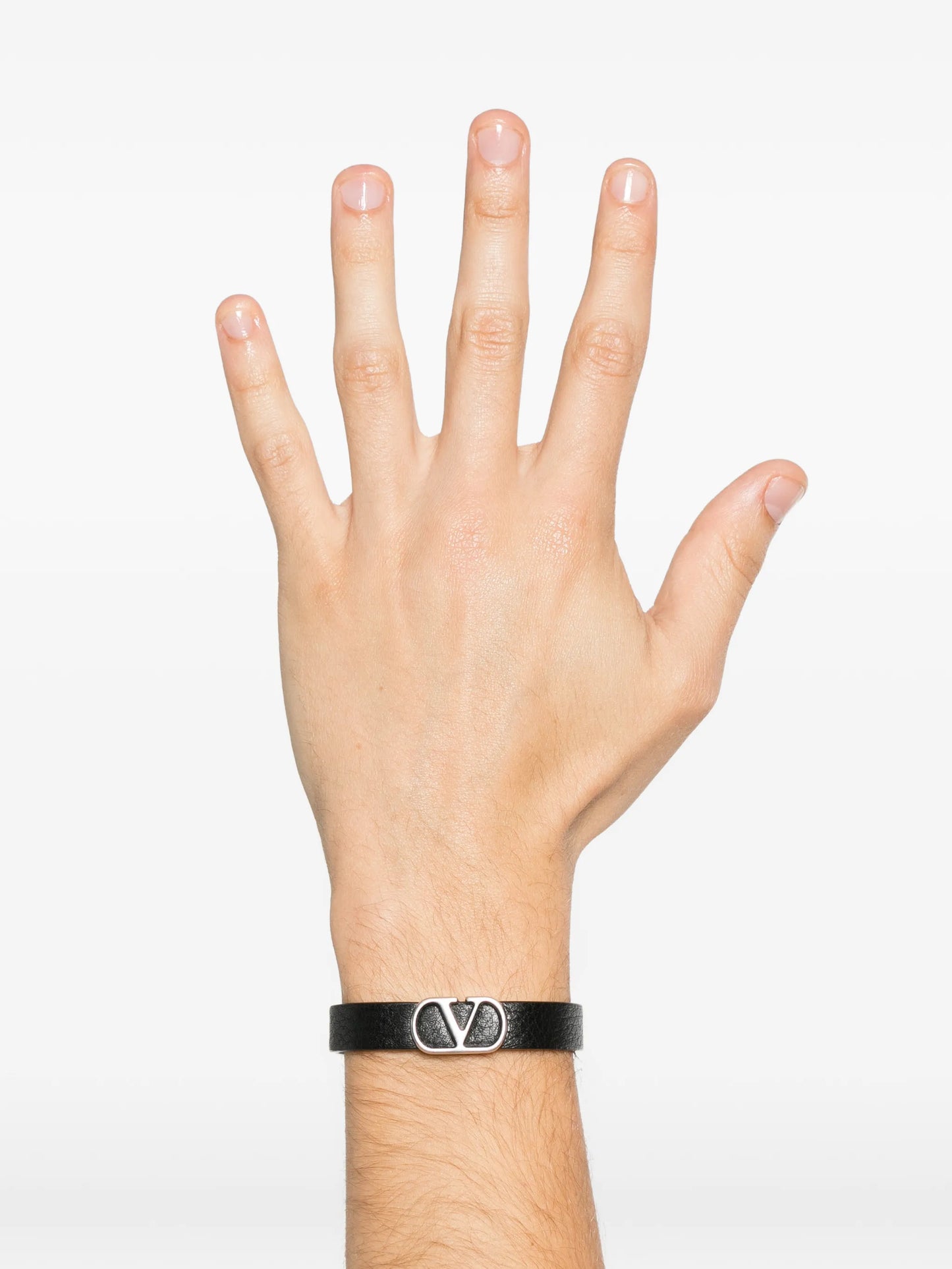 VLogo Signature leather bracelet