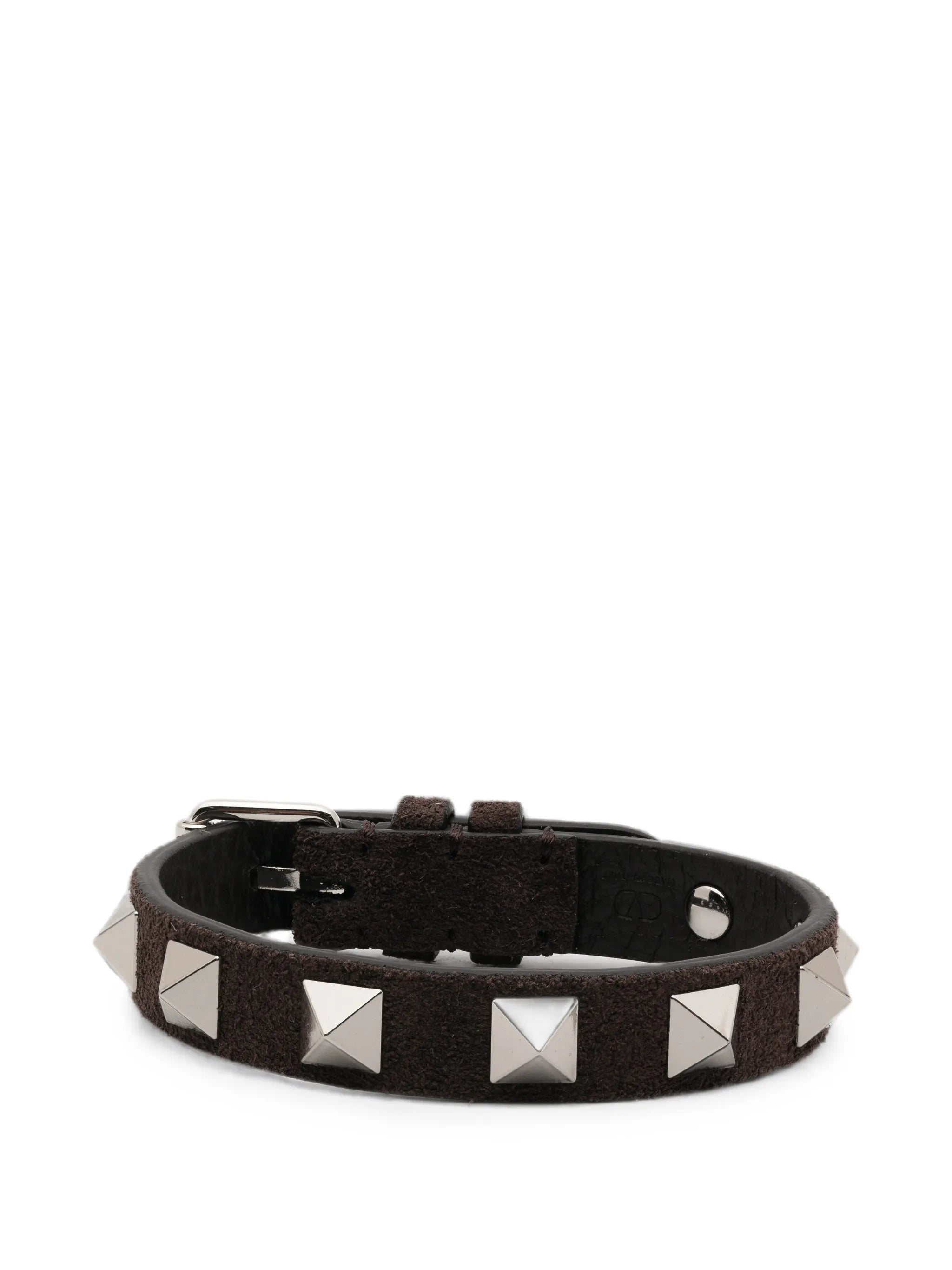 Rockstud leather bracelet