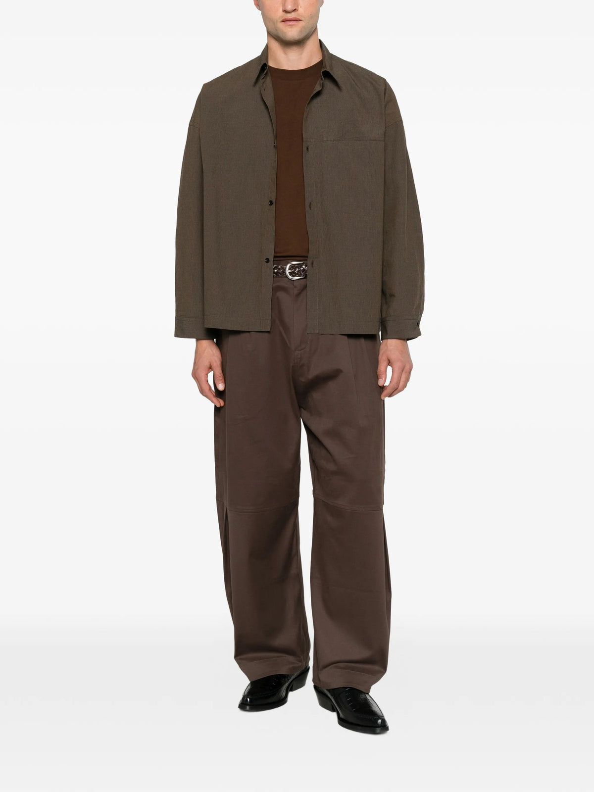 Zushi pleated trousers