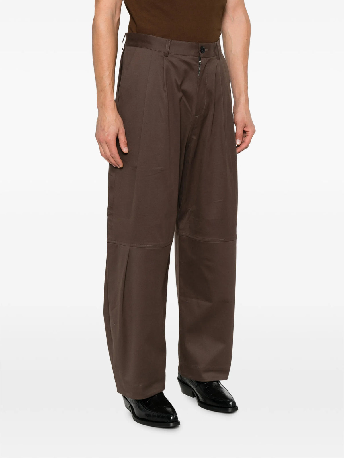 Zushi pleated trousers