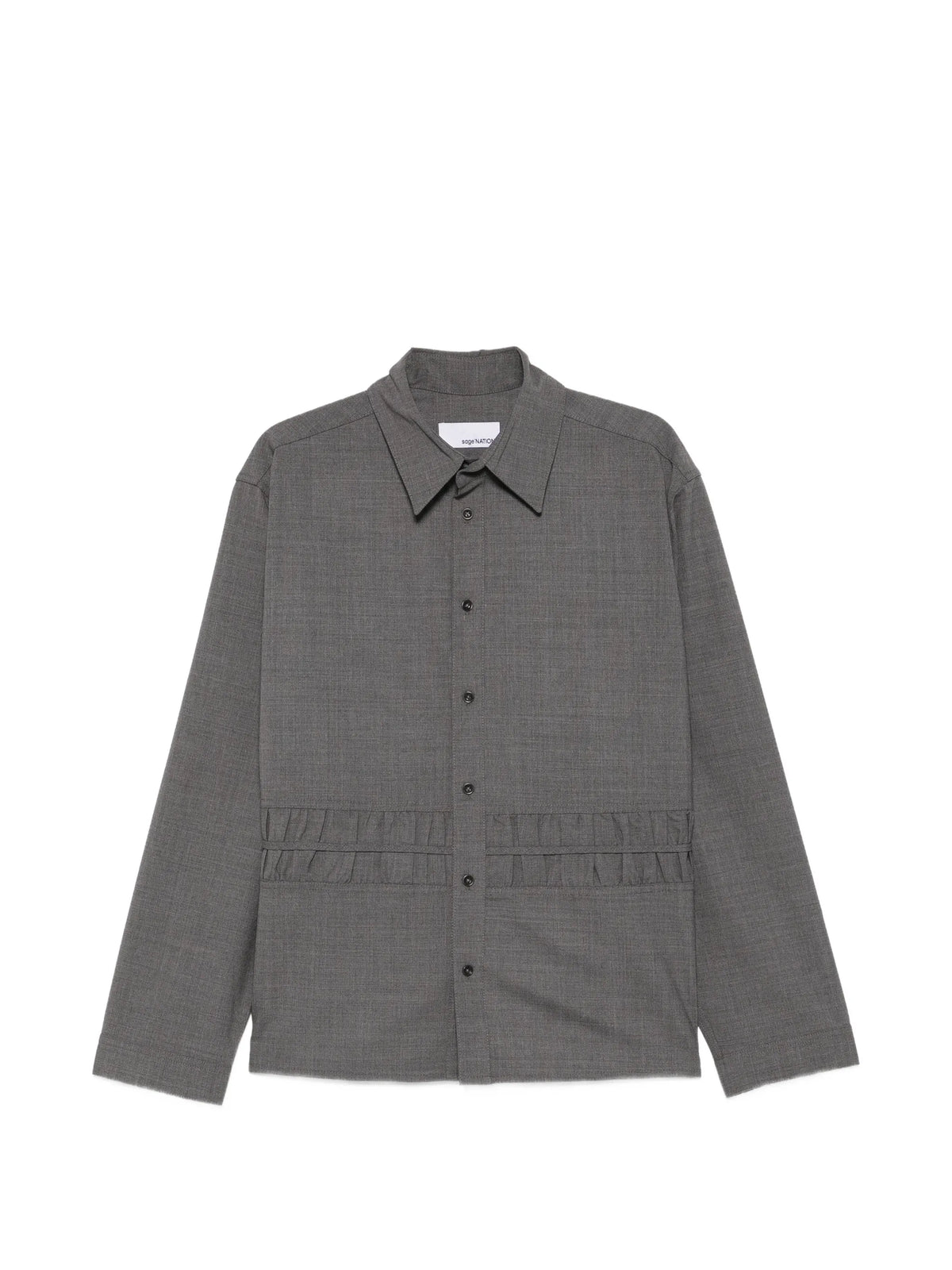 Fossil ruched-detail shirt