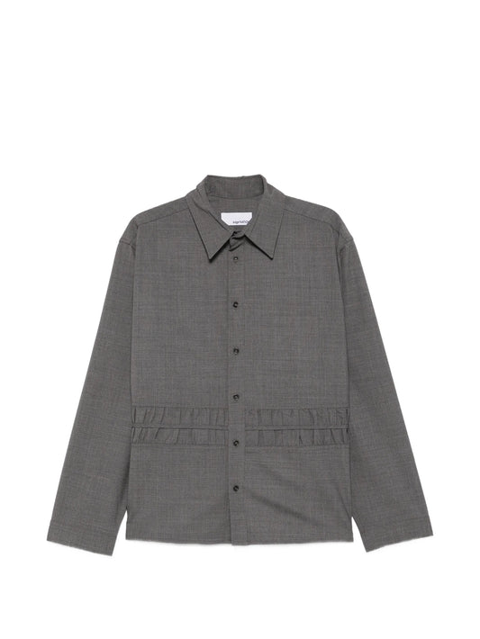 Fossil ruched-detail shirt