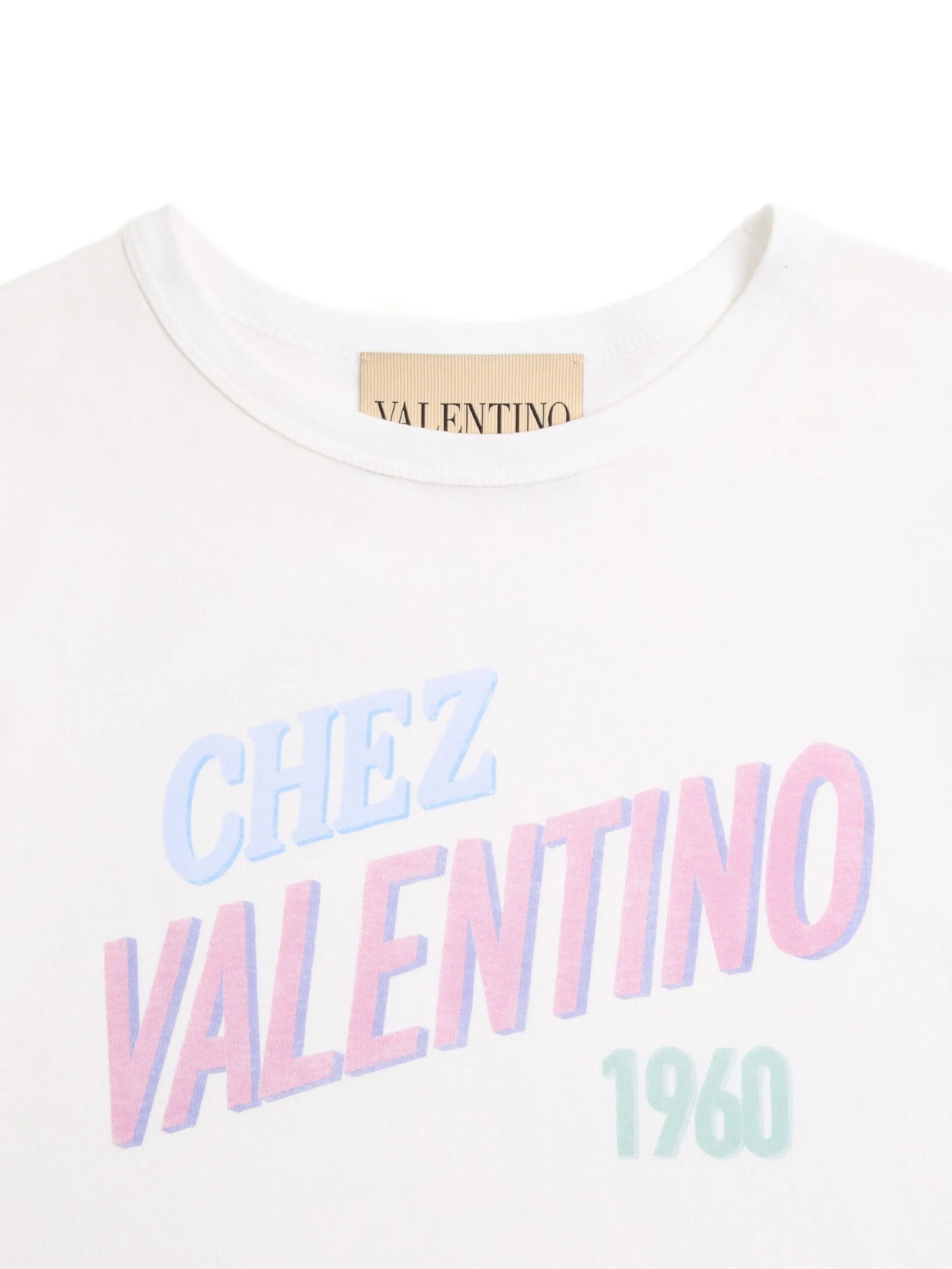 cotton jersey T-shirt with Chez 1960 print