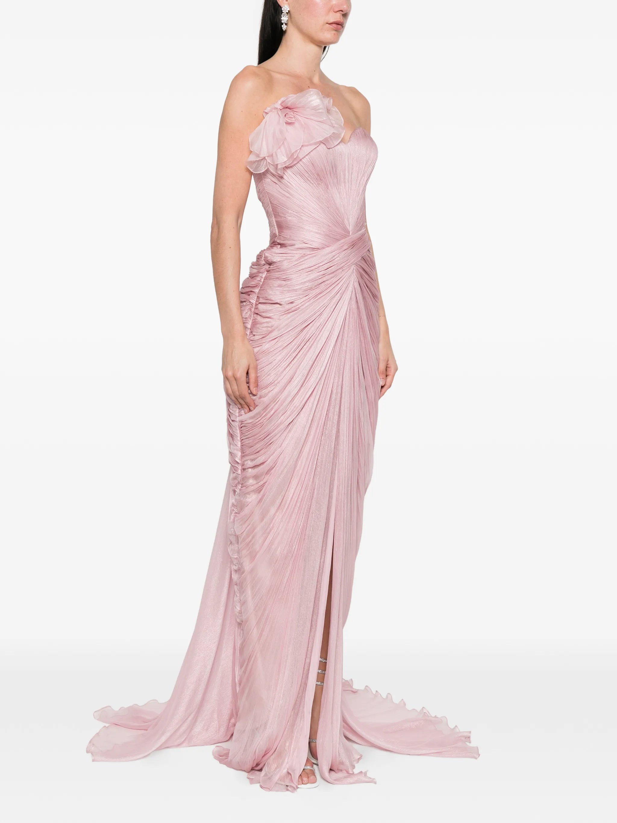 Suriel ruched maxi dress
