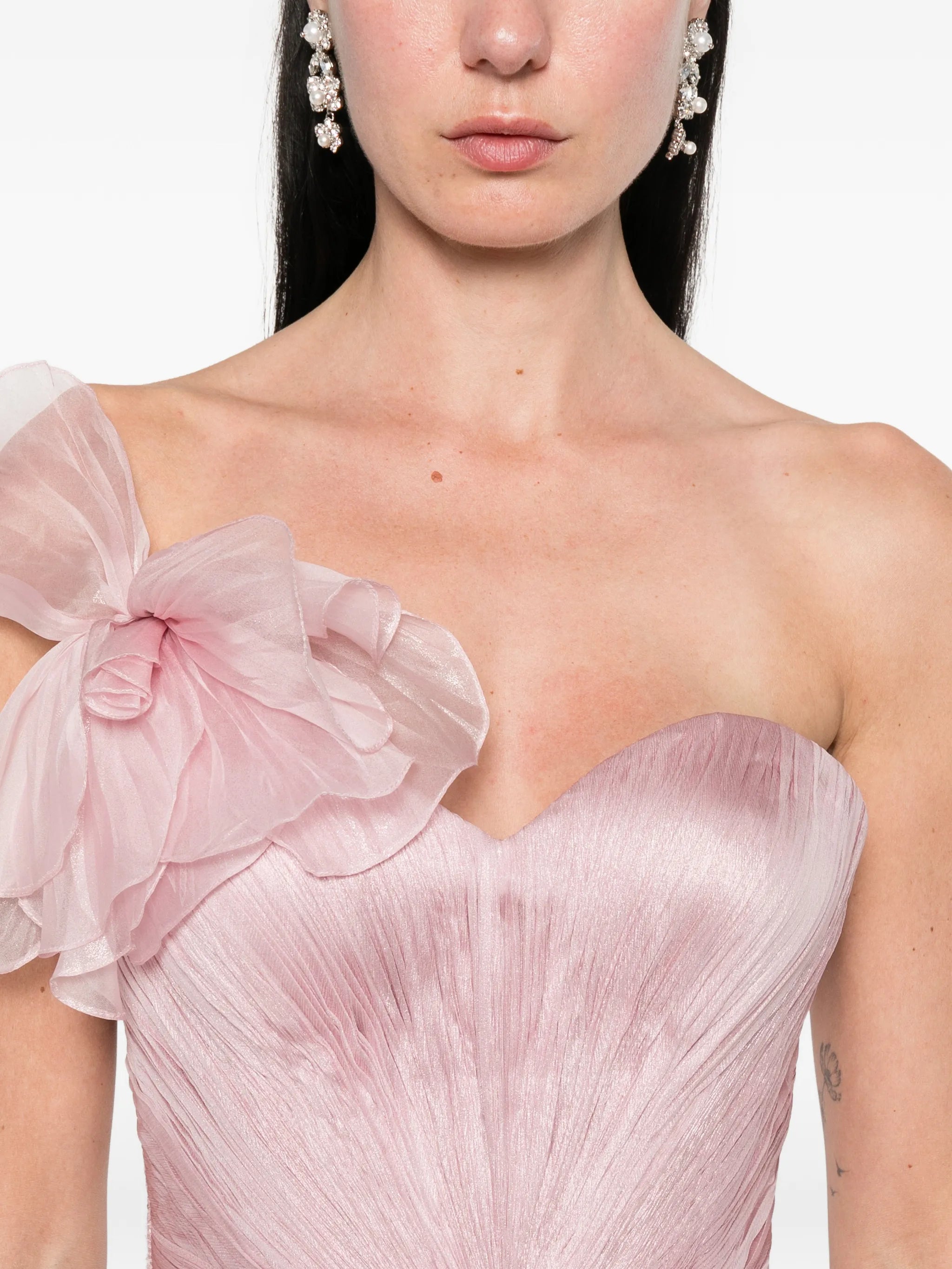 Suriel ruched maxi dress