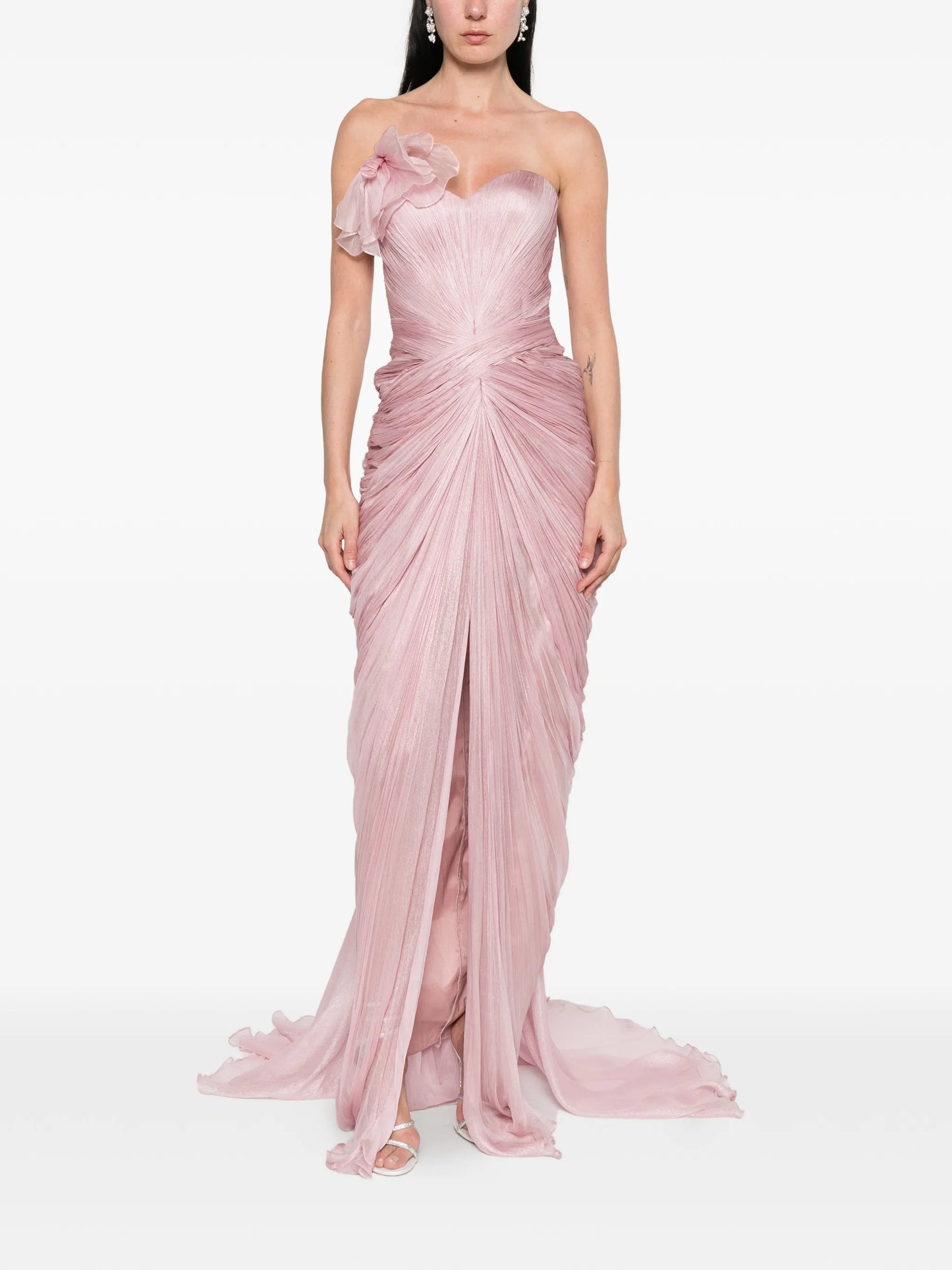 Suriel ruched maxi dress
