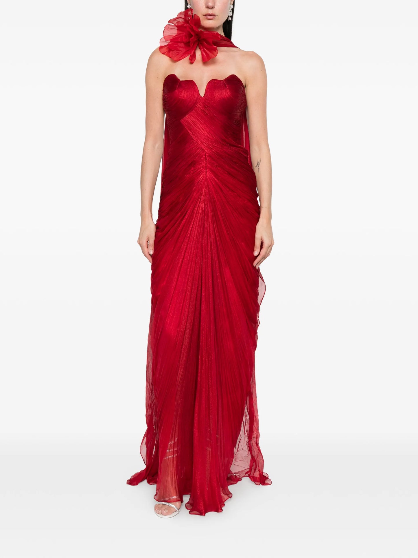 Marisa draped maxi dress