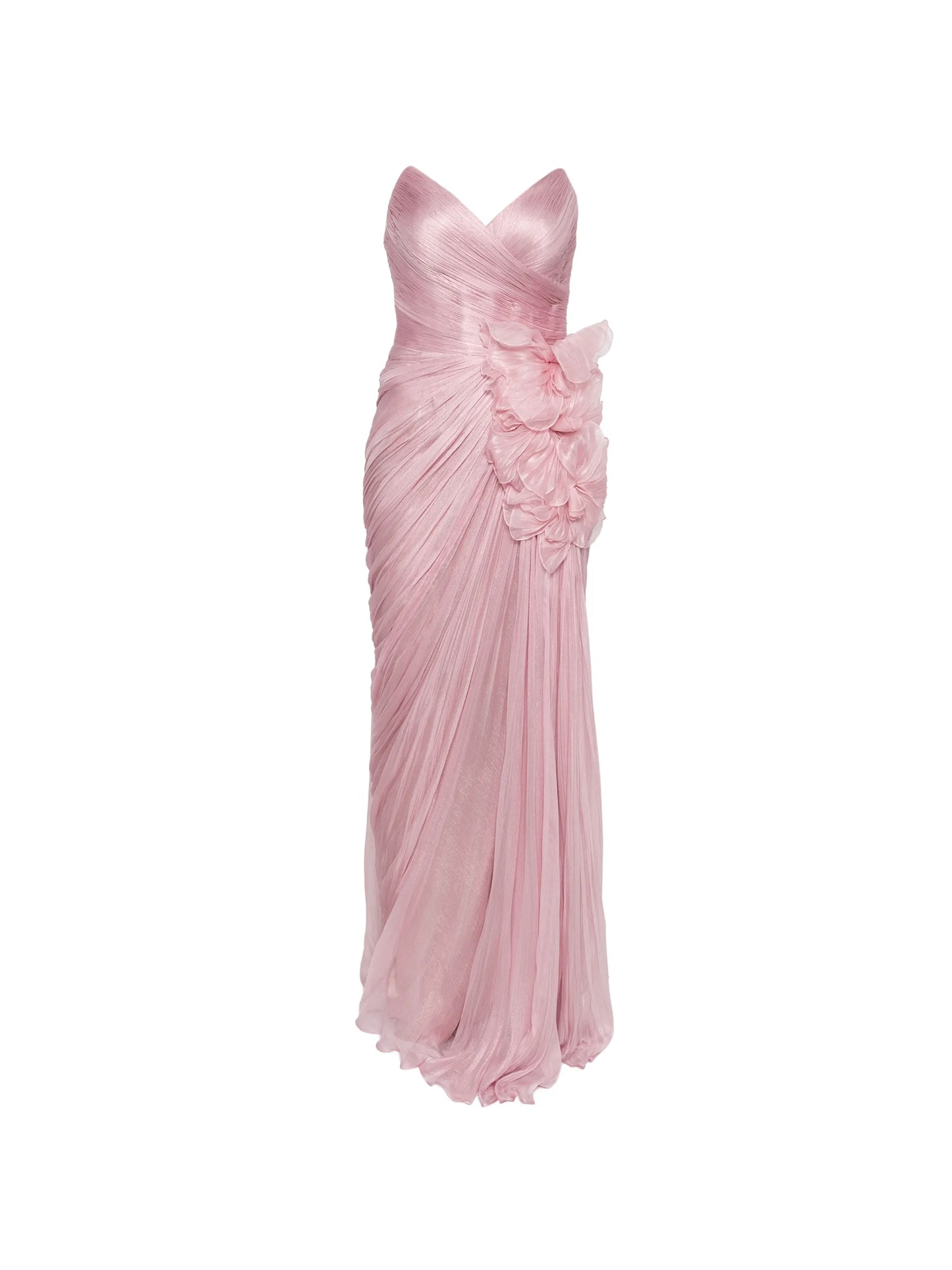 Rafael flower draped maxi dress