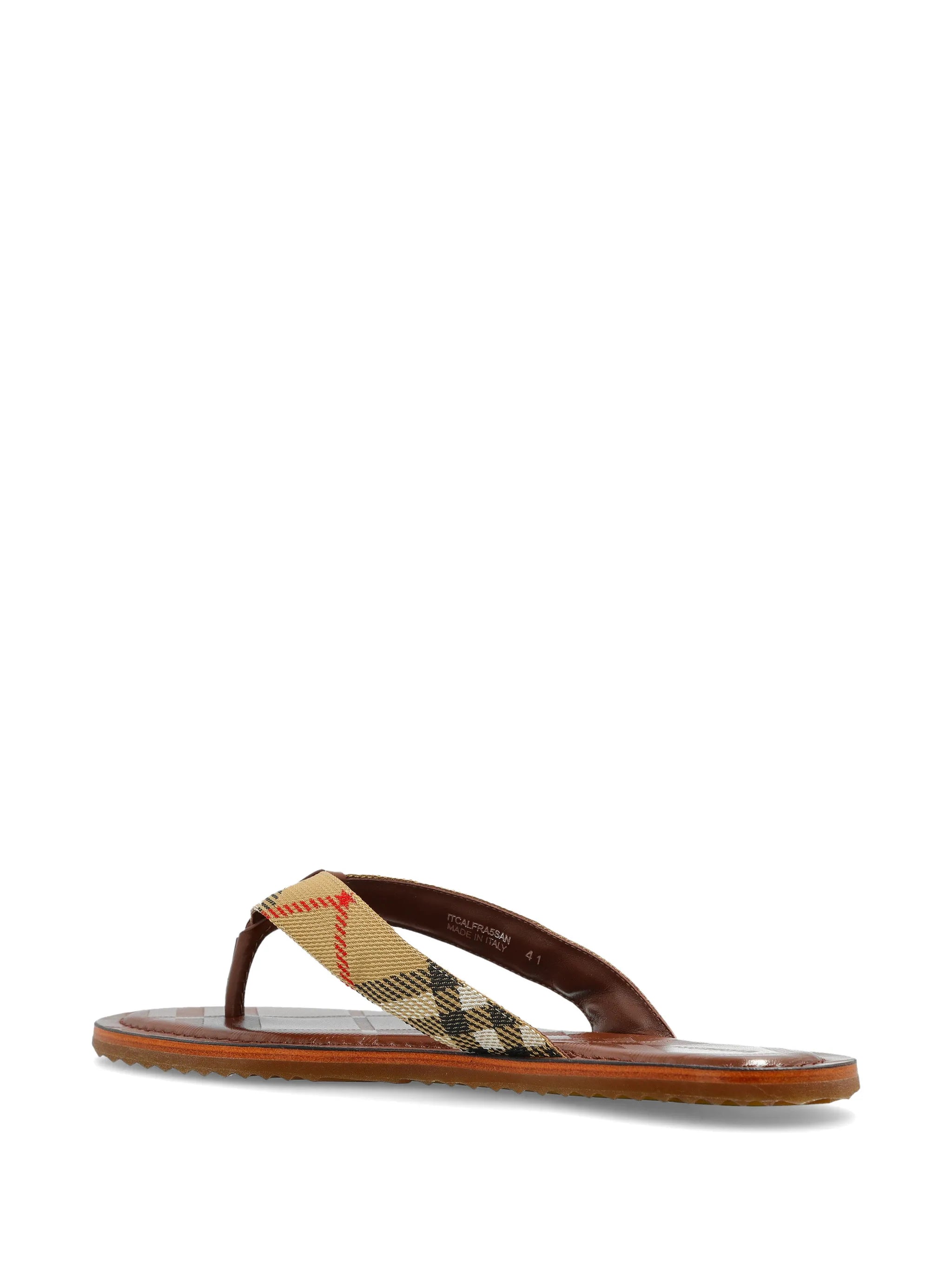 Check Pavilion sandals