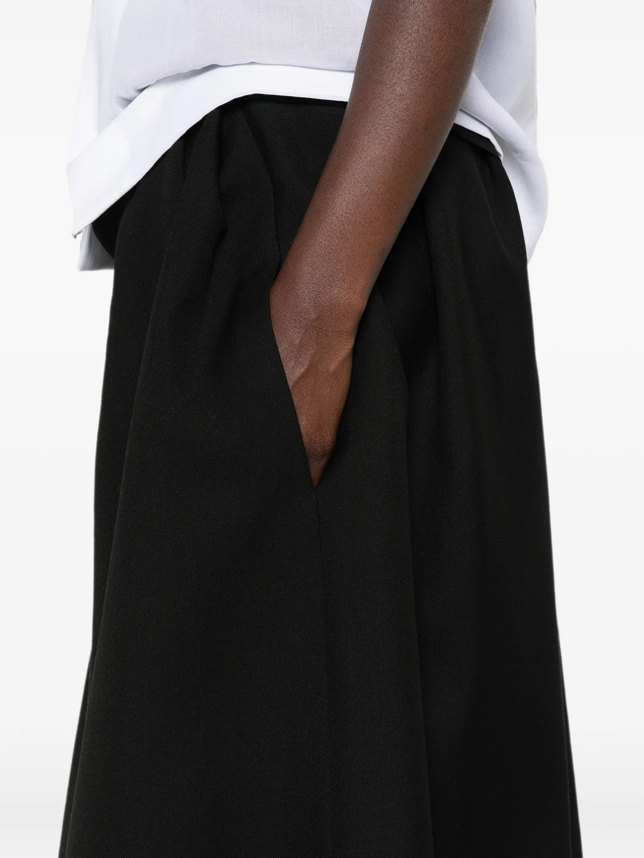 Fauna pleated tailored shorts