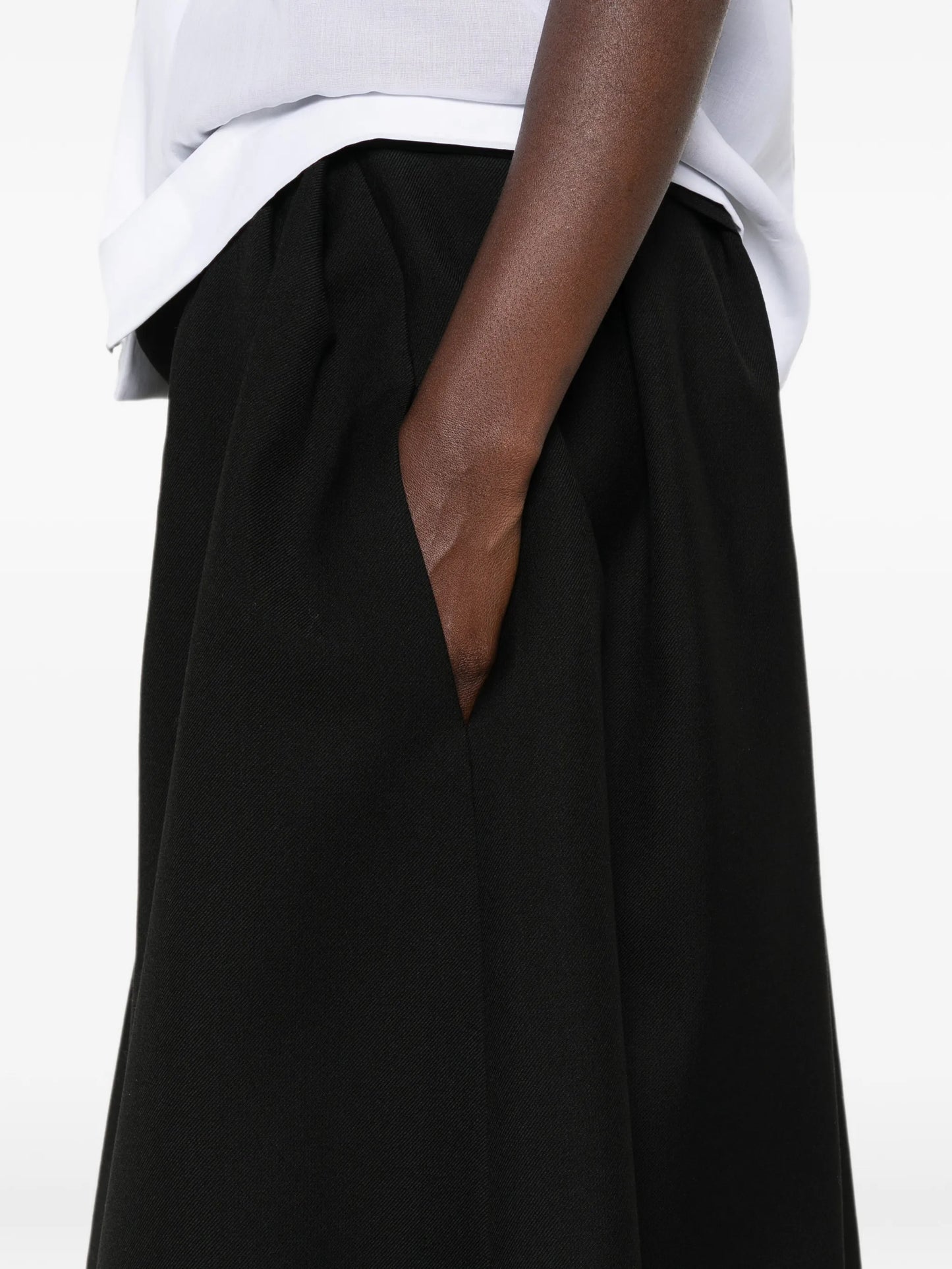 Fauna pleated tailored shorts