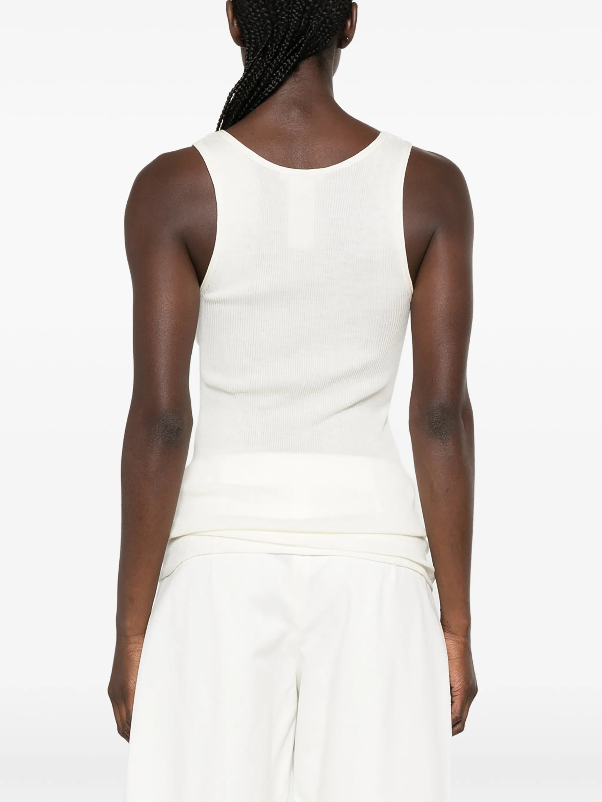 Danel ribbed-knit top