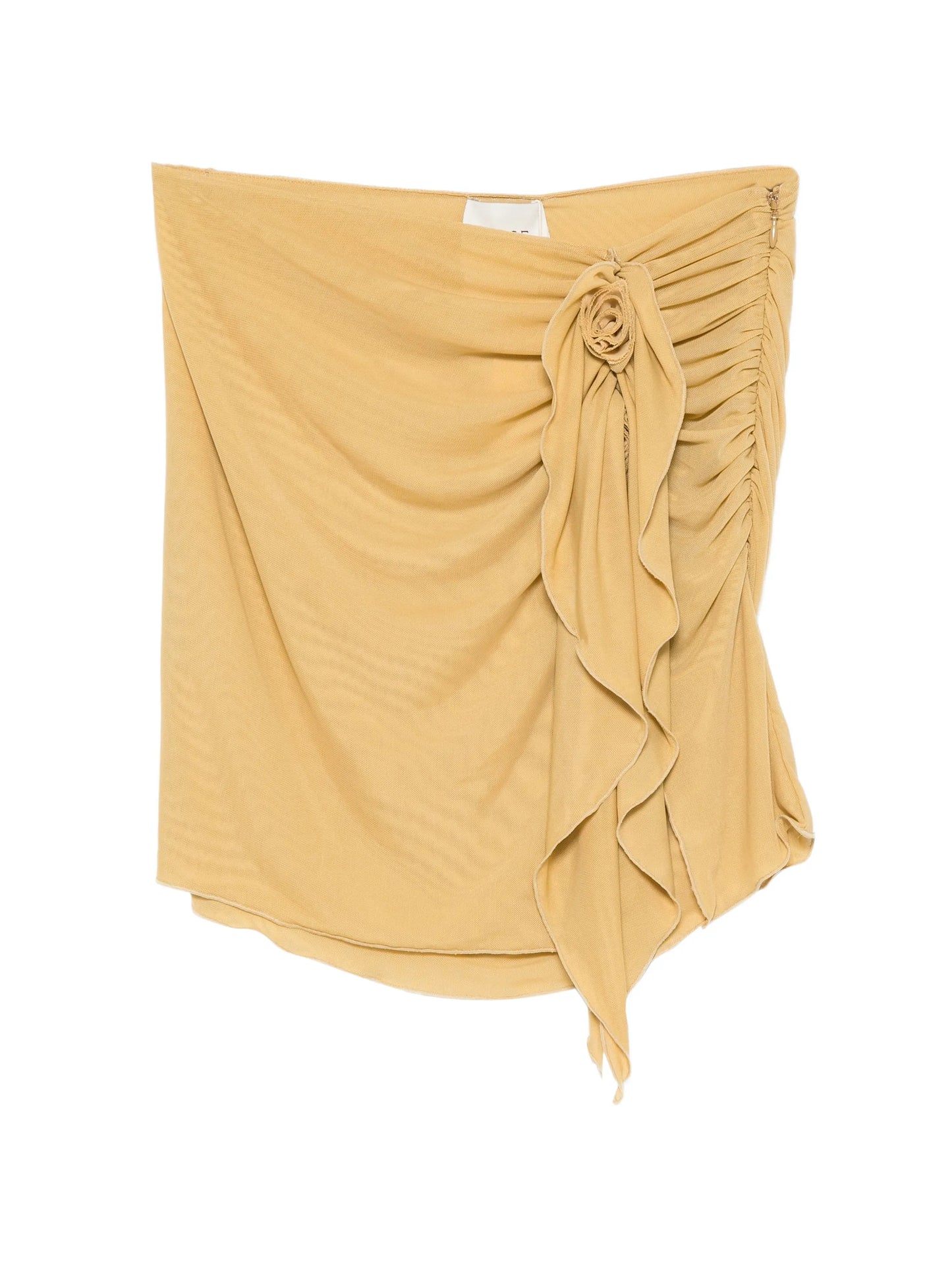 Cynthia flower-embellishment mini skirt