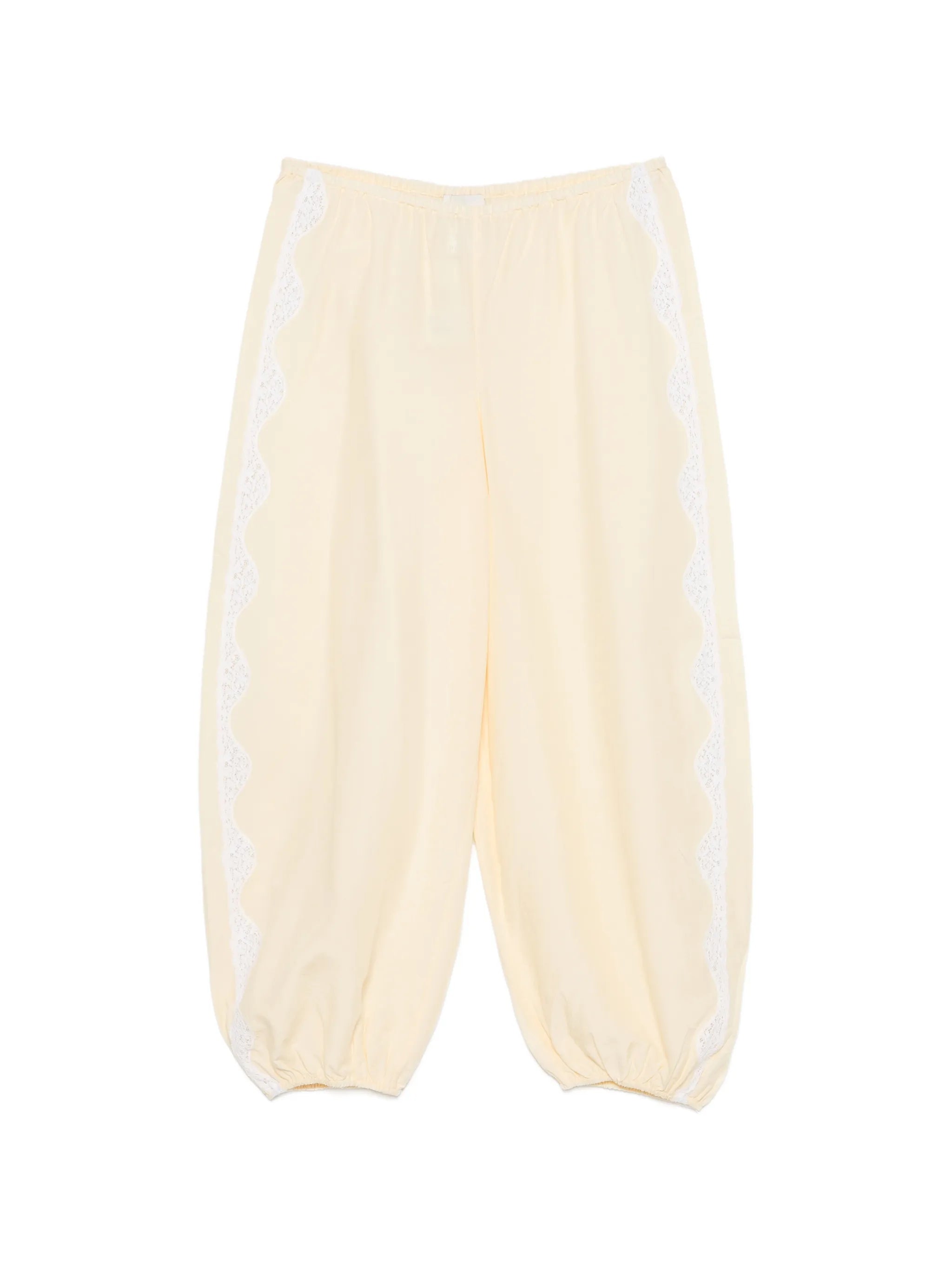 Tabitha lace-trim pants