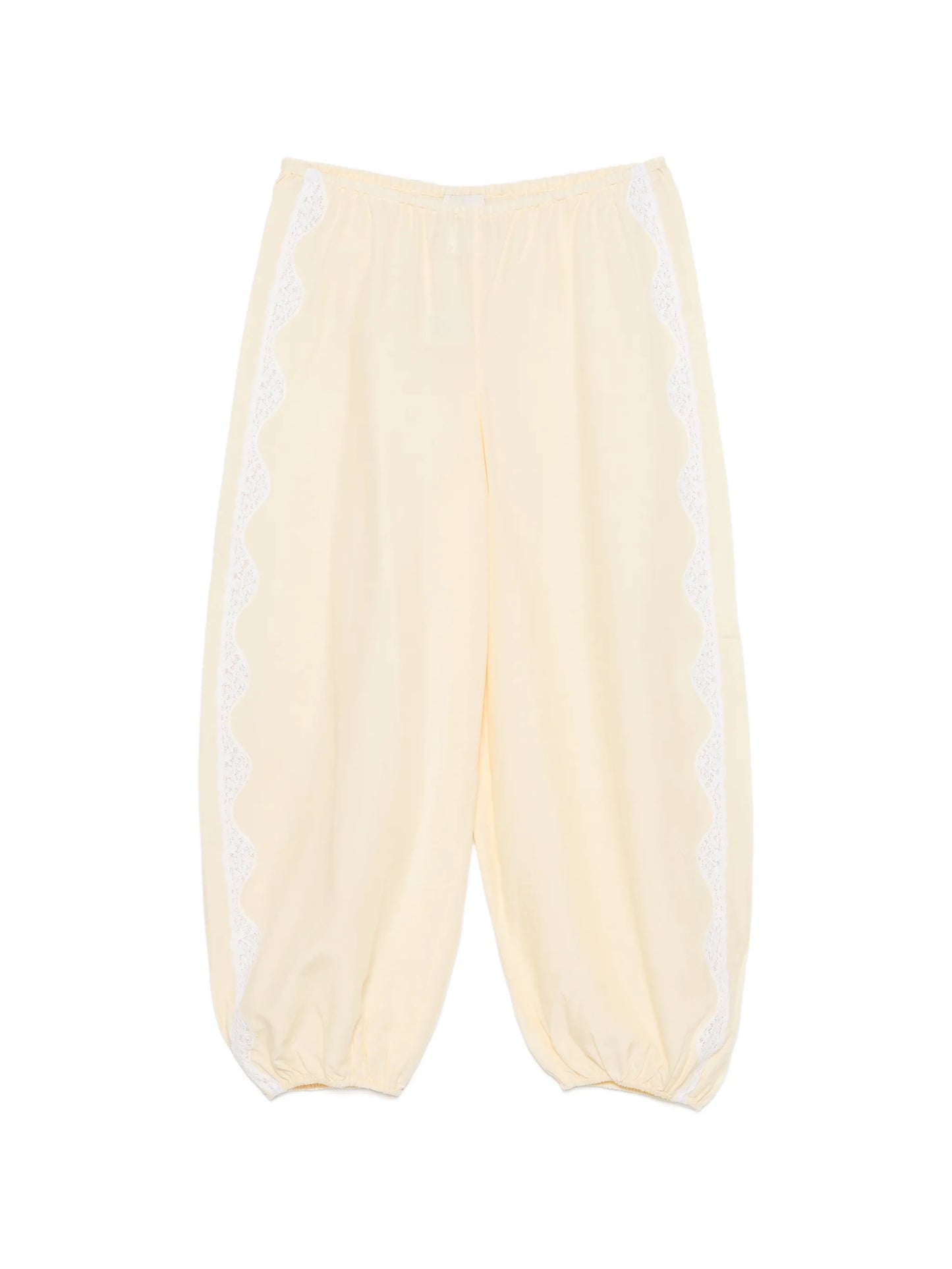 Tabitha lace-trim pants