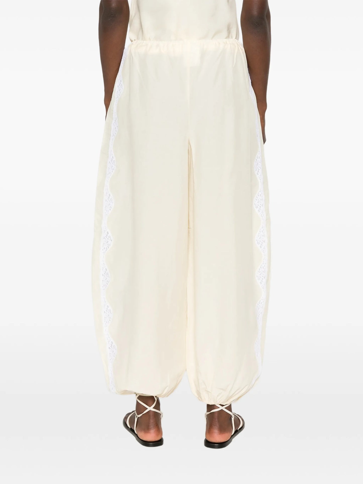 Tabitha lace-trim pants