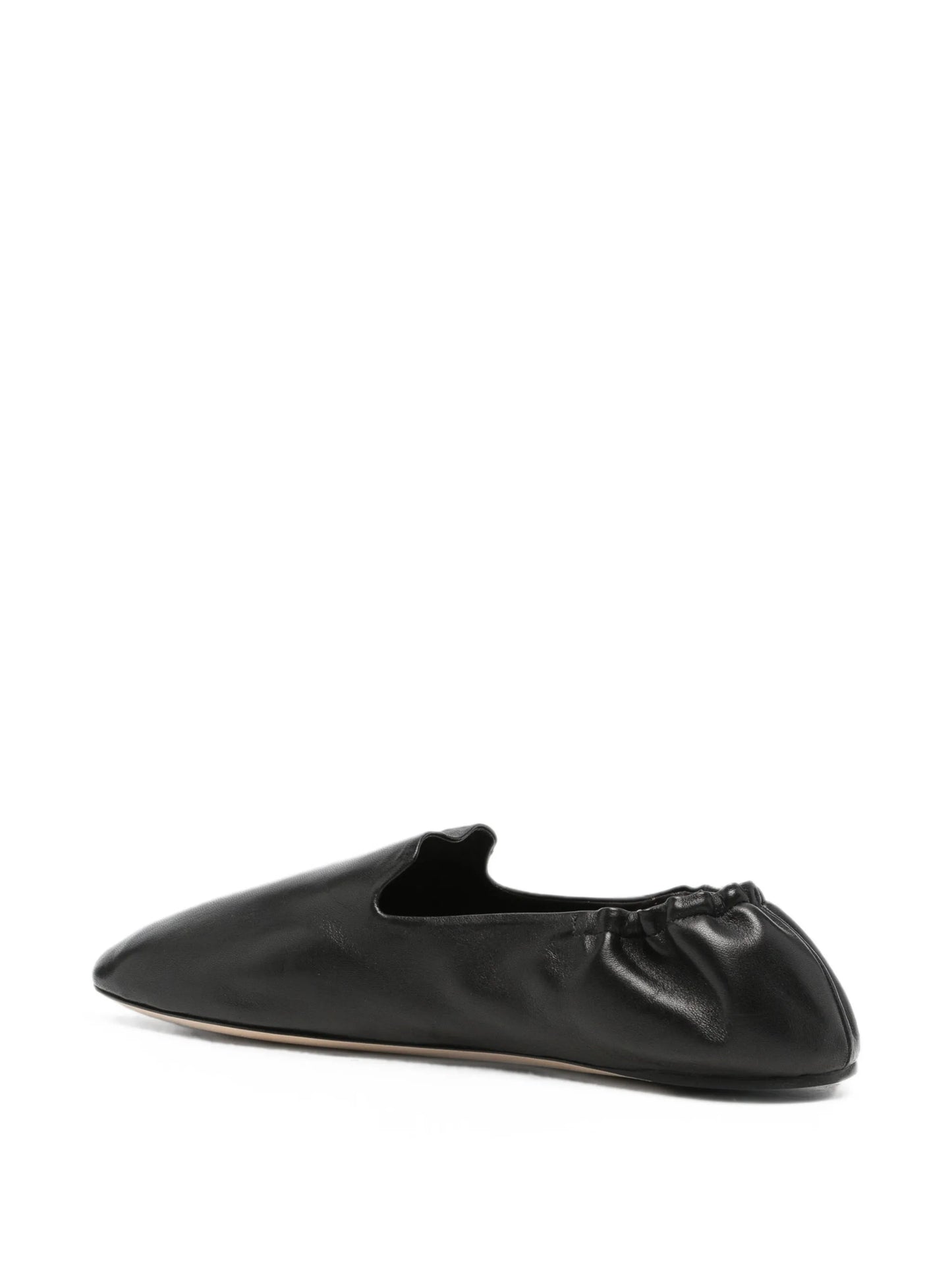 Casa elasticated leather loafers