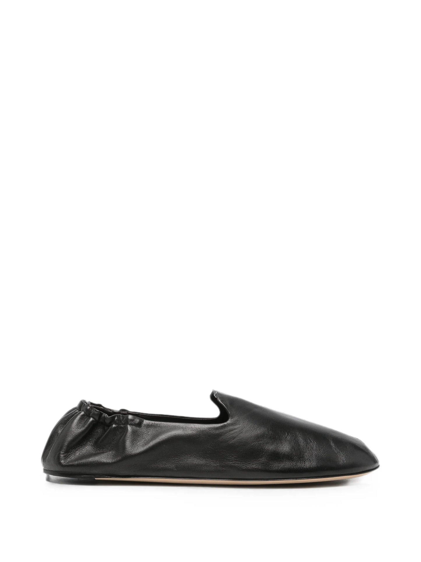 Casa elasticated leather loafers