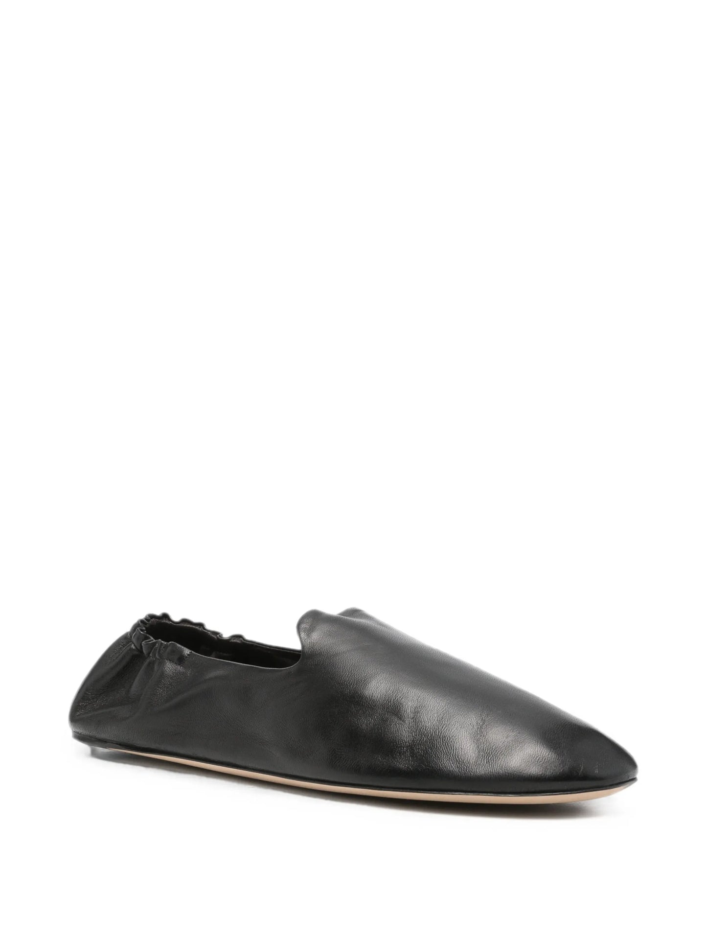 Casa elasticated leather loafers