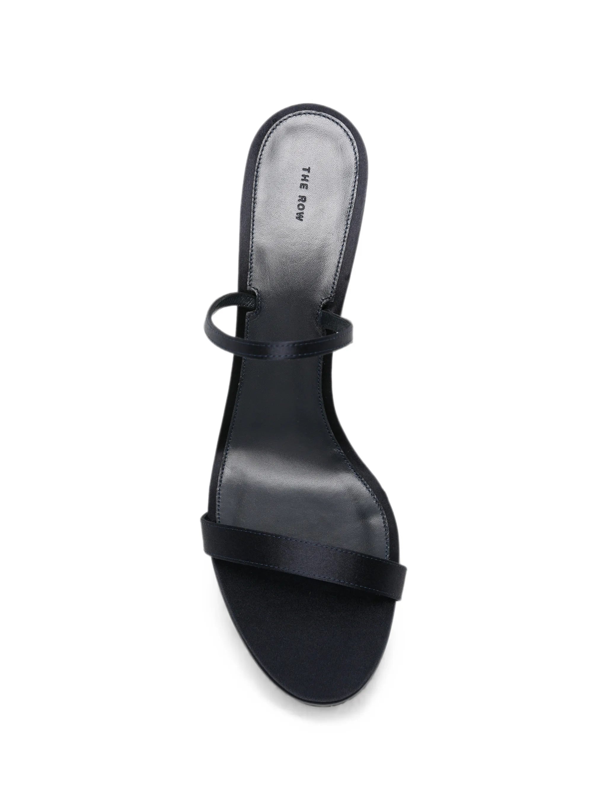Ella satin slingback sandals