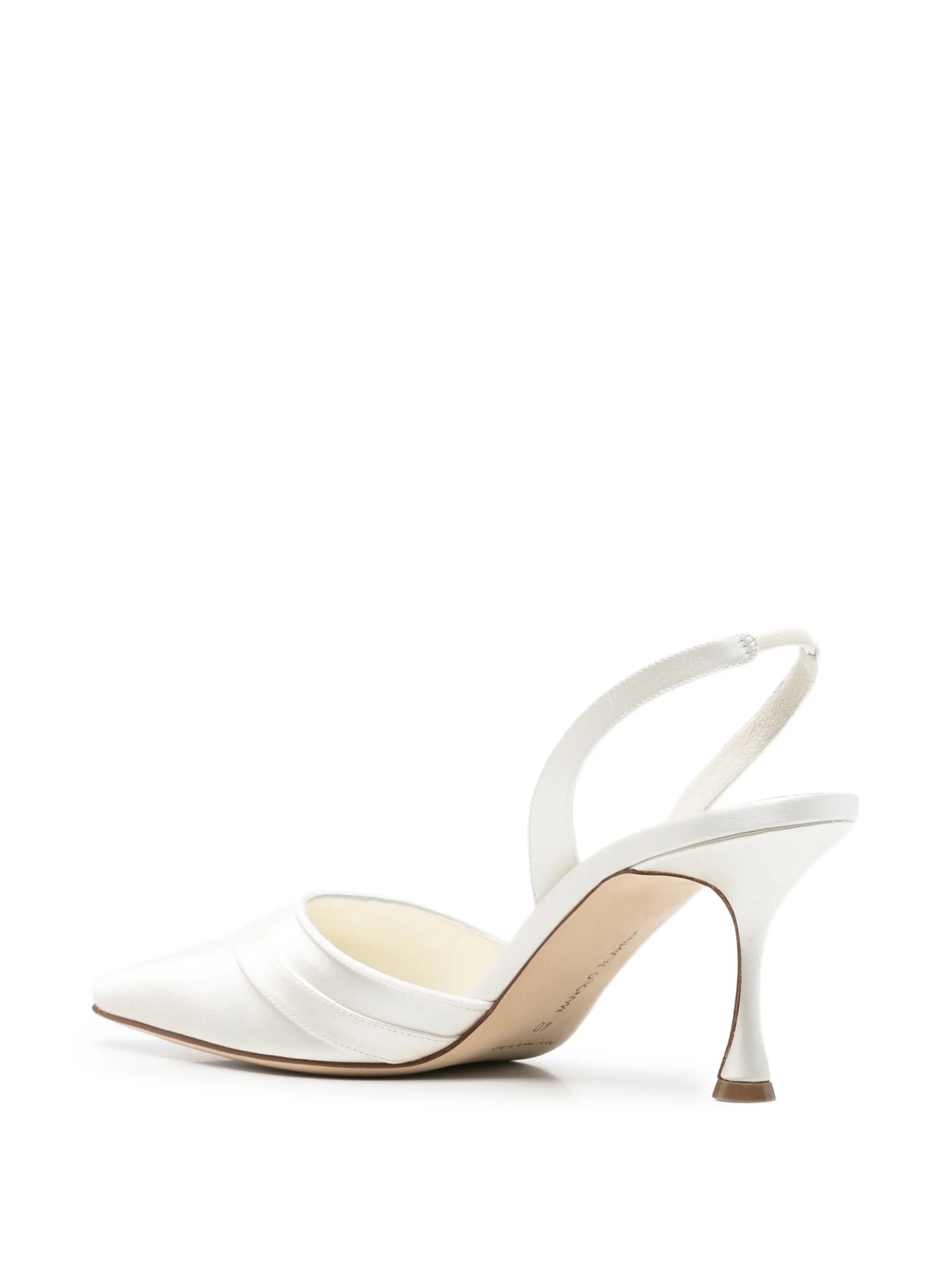 crystal-embellished slingback pumps
