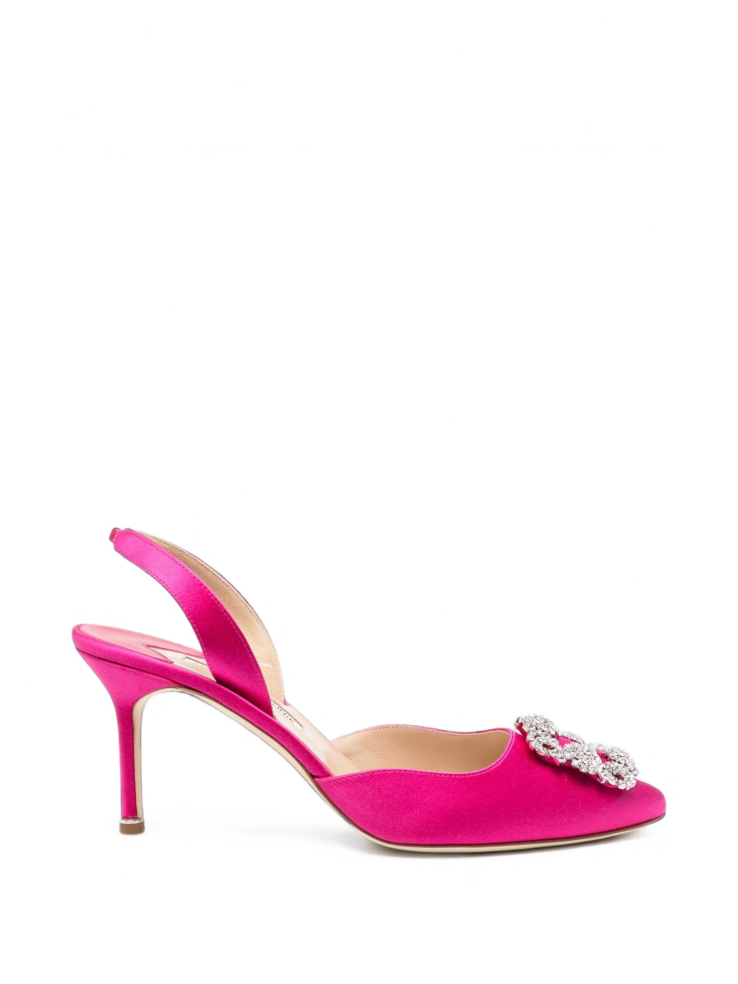 Hangisli crystal-buckle pumps