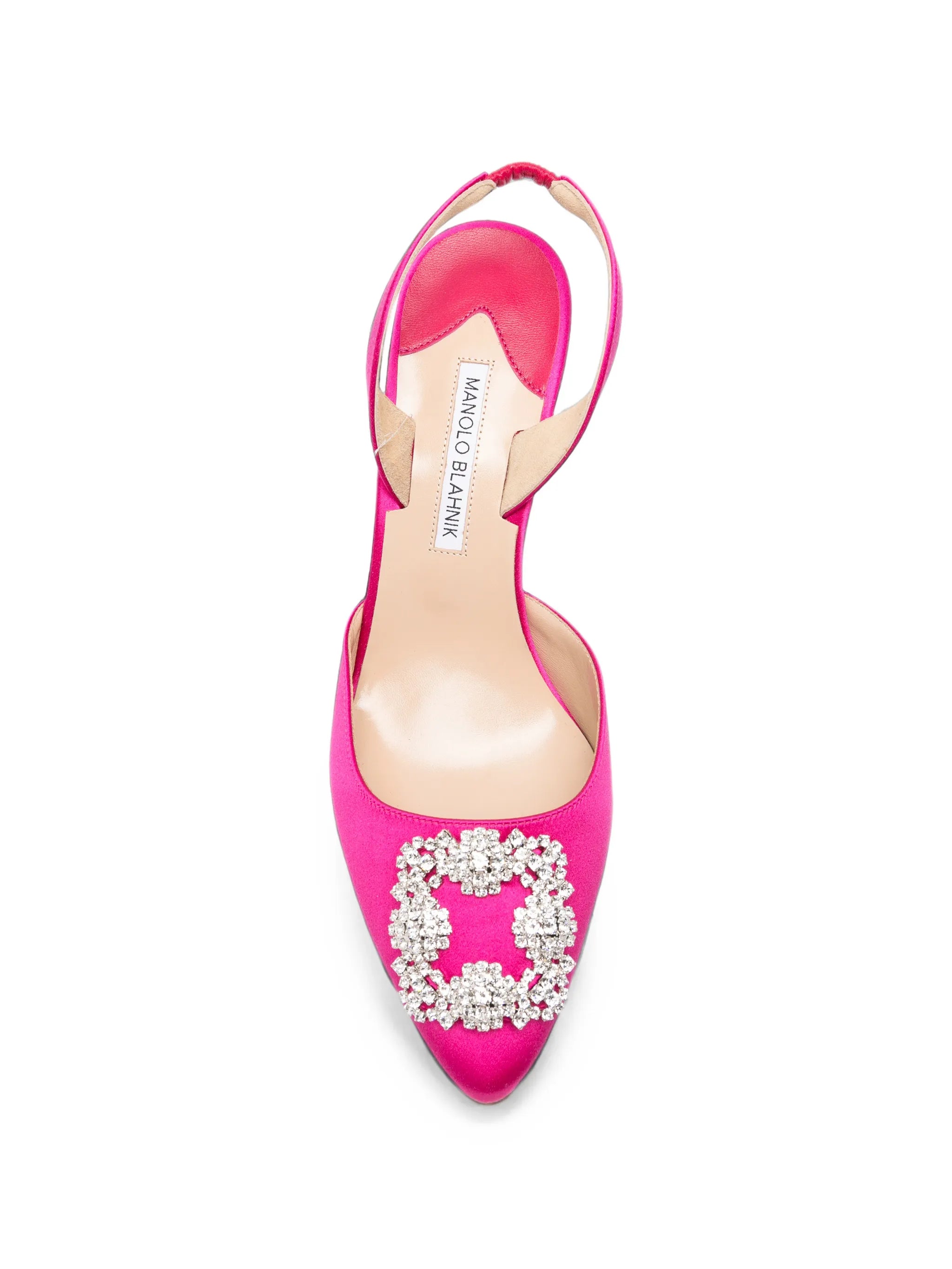 Hangisli crystal-buckle pumps