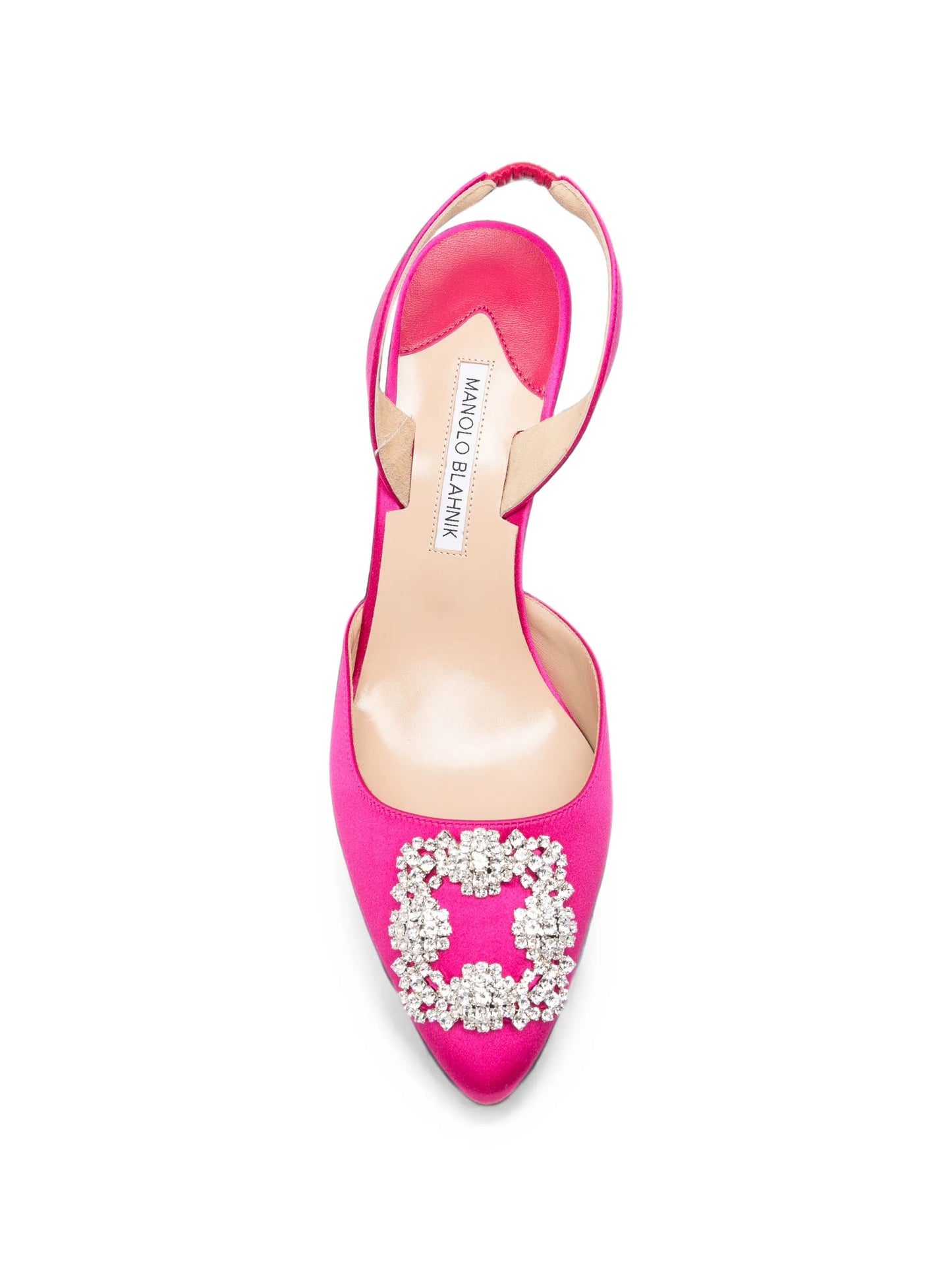 Hangisli crystal-buckle pumps