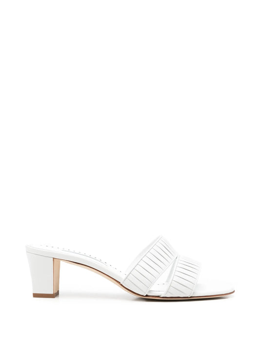 Lusinamu pleated mules