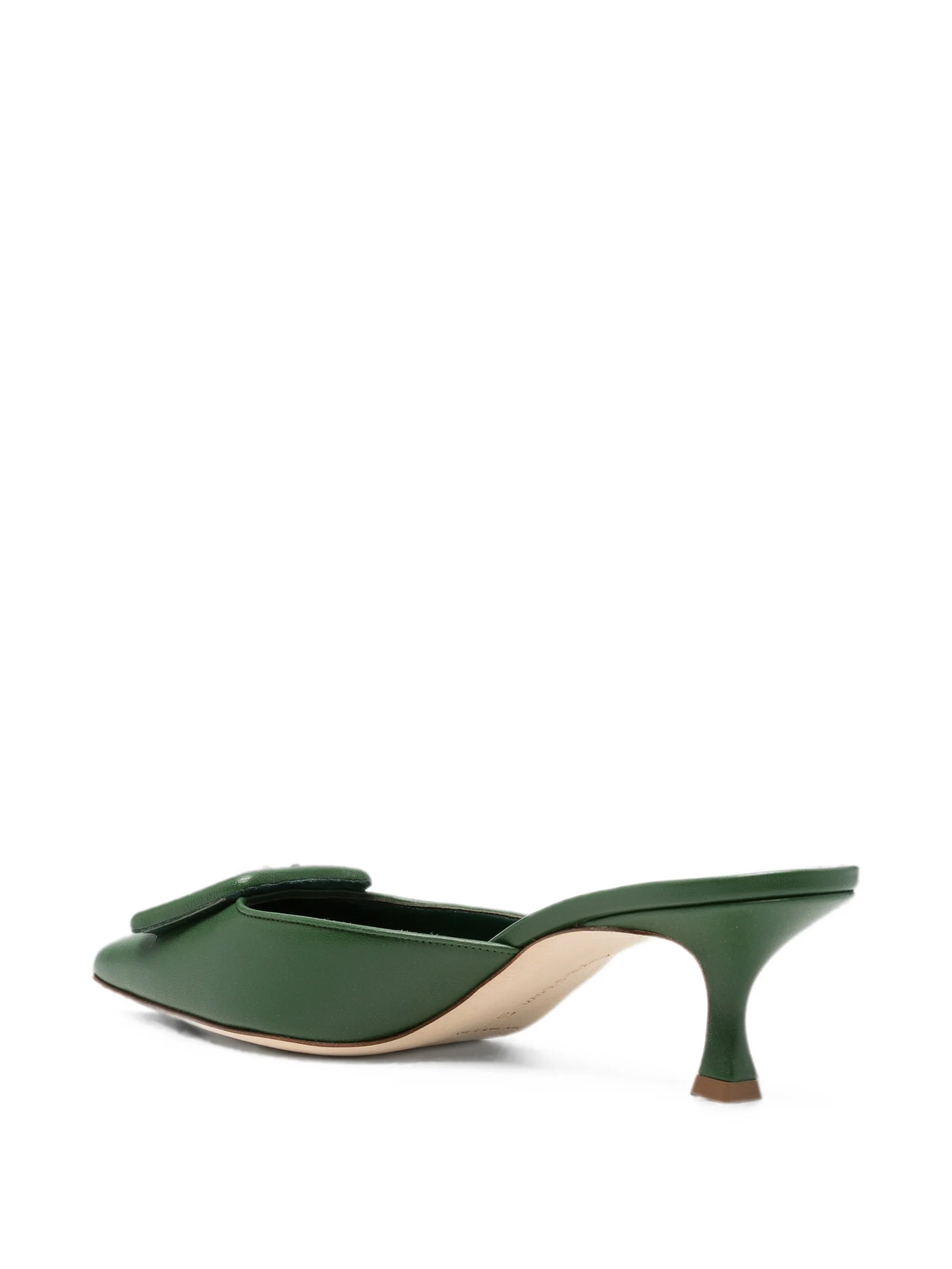 Mayssale buckle-detail mules