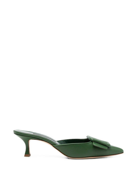 Mayssale buckle-detail mules