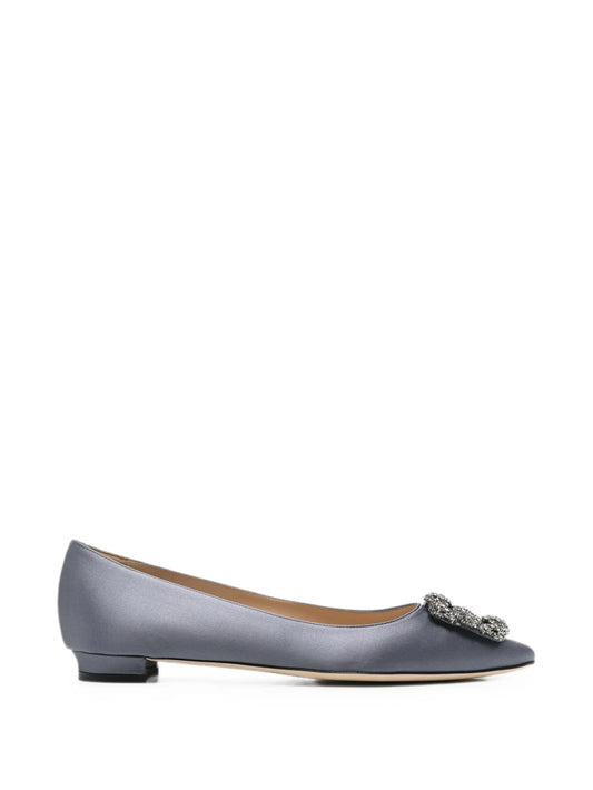 crystal-embellished ballet flats