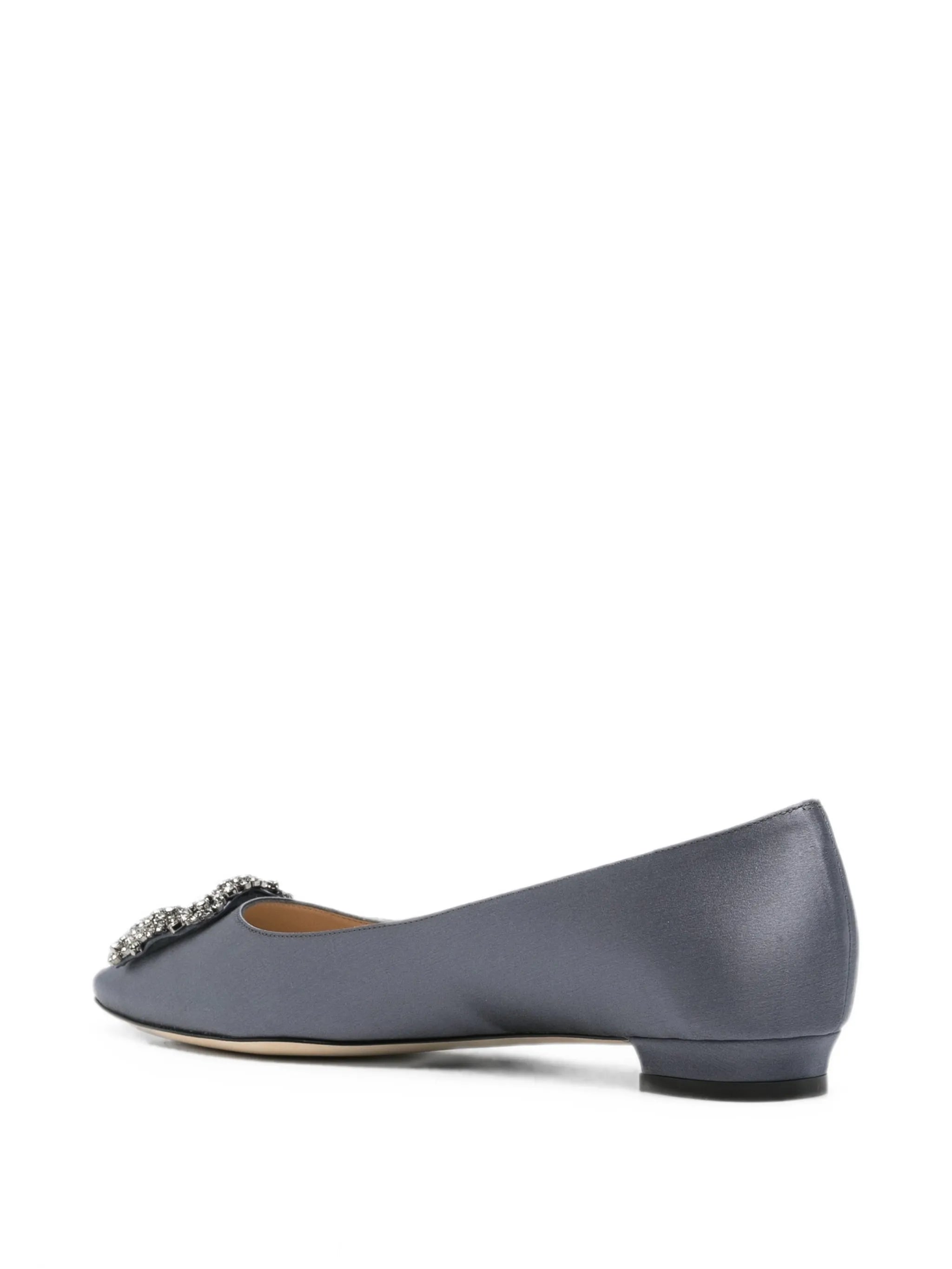 crystal-embellished ballet flats