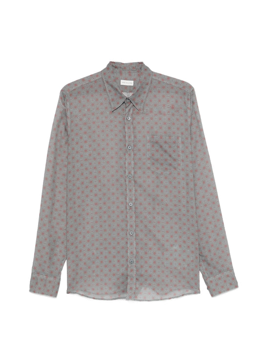 polka dot cotton shirt