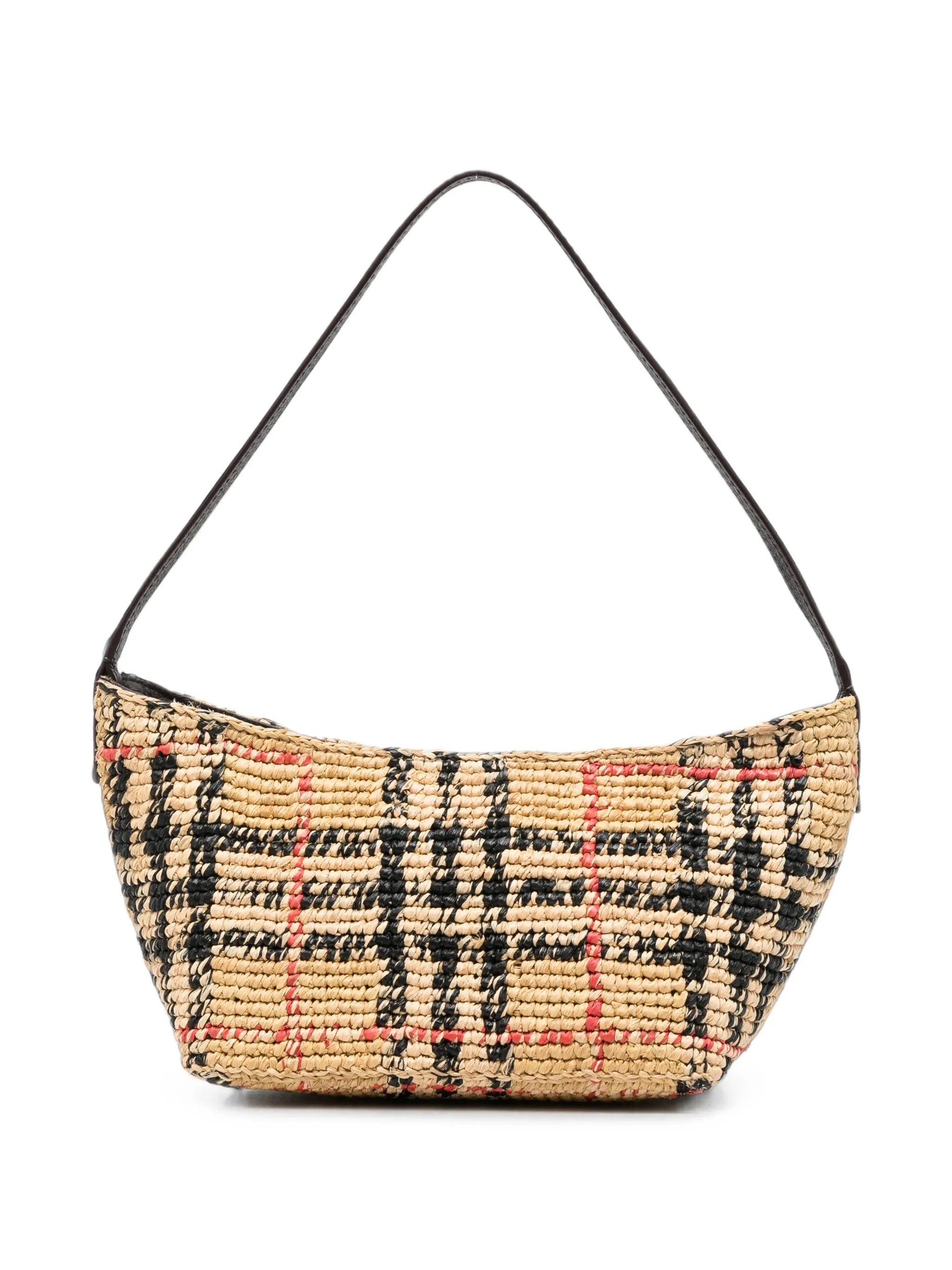 Margate raffia shoulder bag