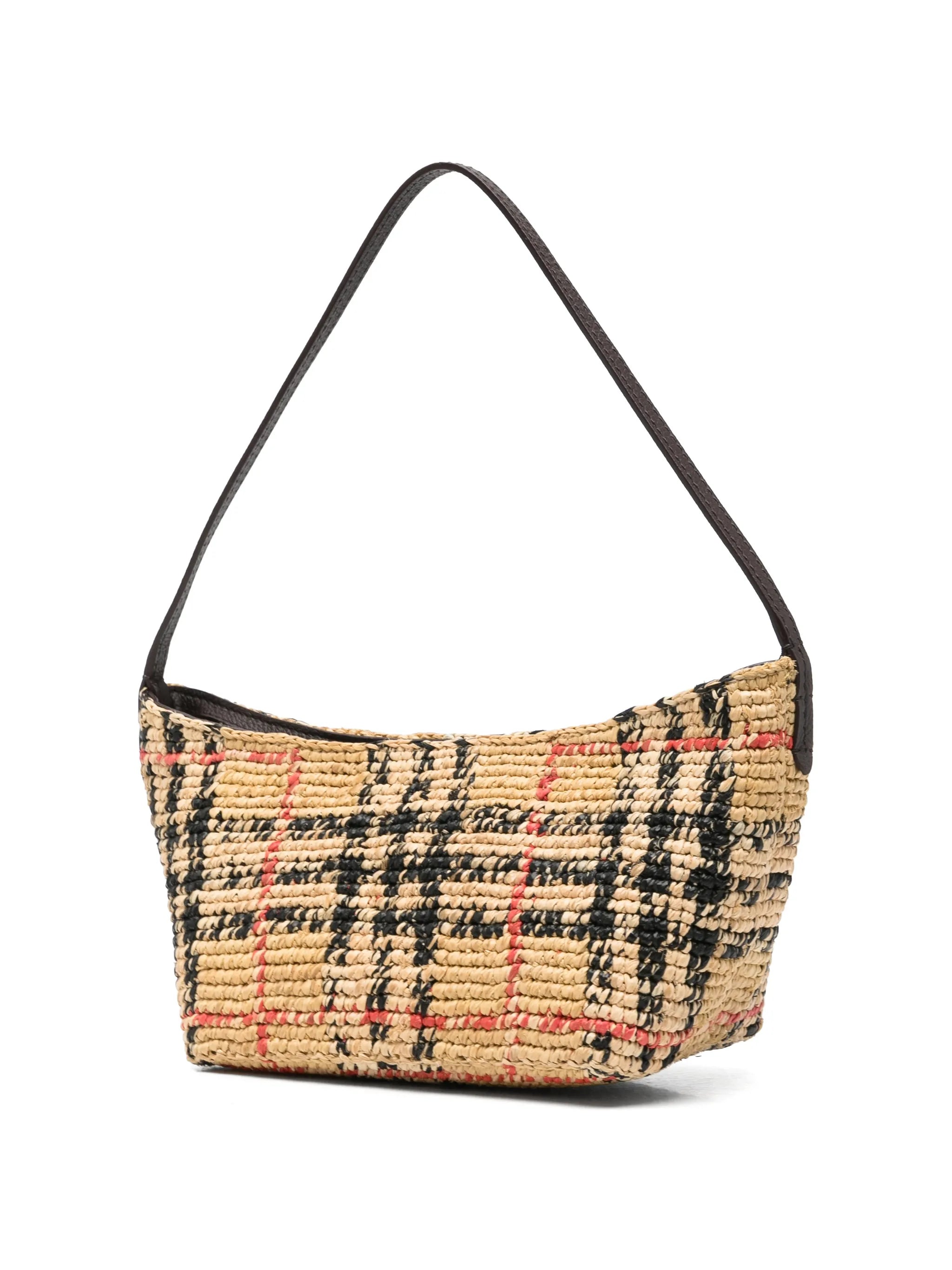 Margate raffia shoulder bag
