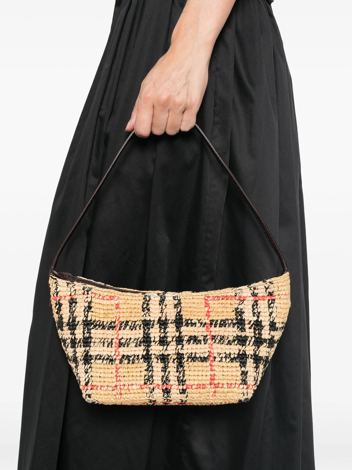 Margate raffia shoulder bag