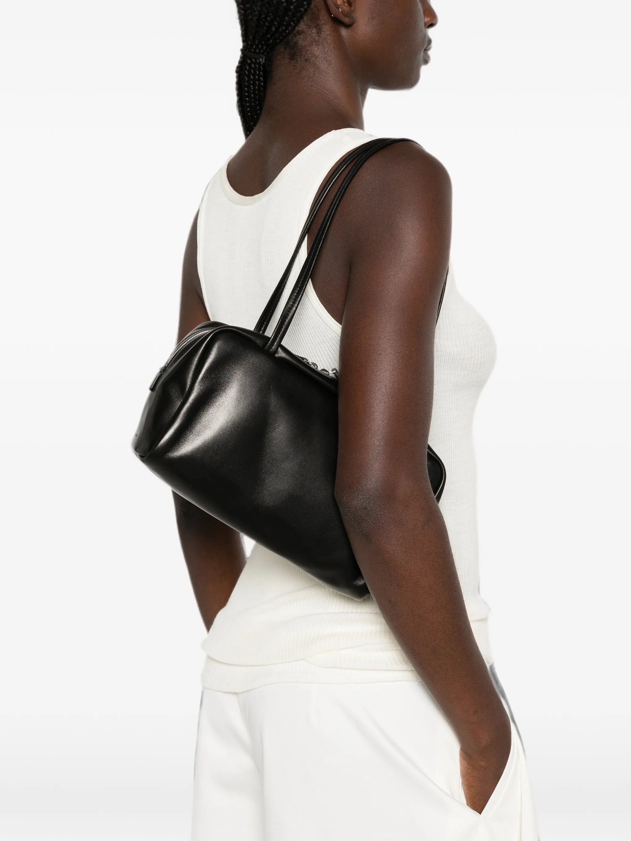 Astra leather shoulder bag