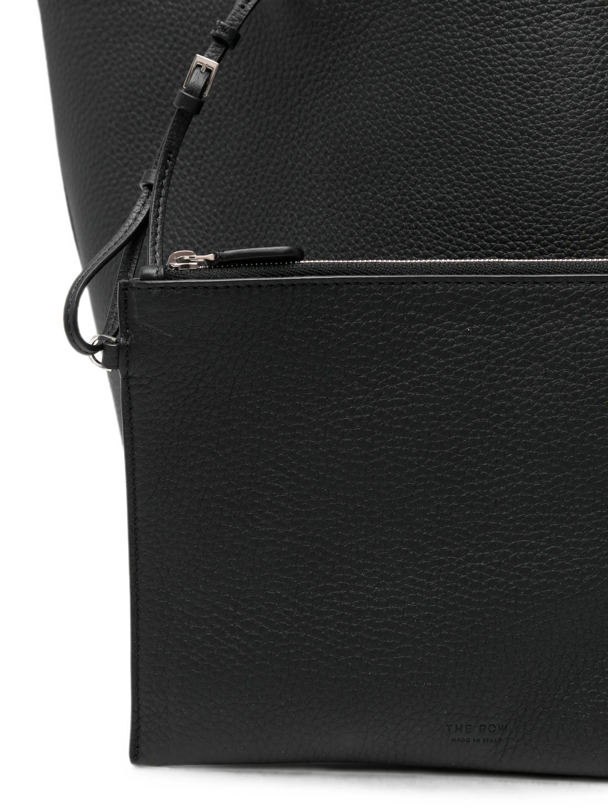 Park Three grained-leather tote bag